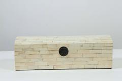 Large Anglo-Indian Ivory Bone Inlay Jewelry Box