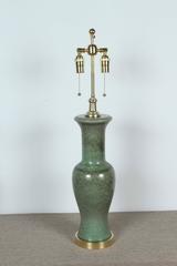Paire de magnifiques lampes en céramique émaillée de Frederick Cooper