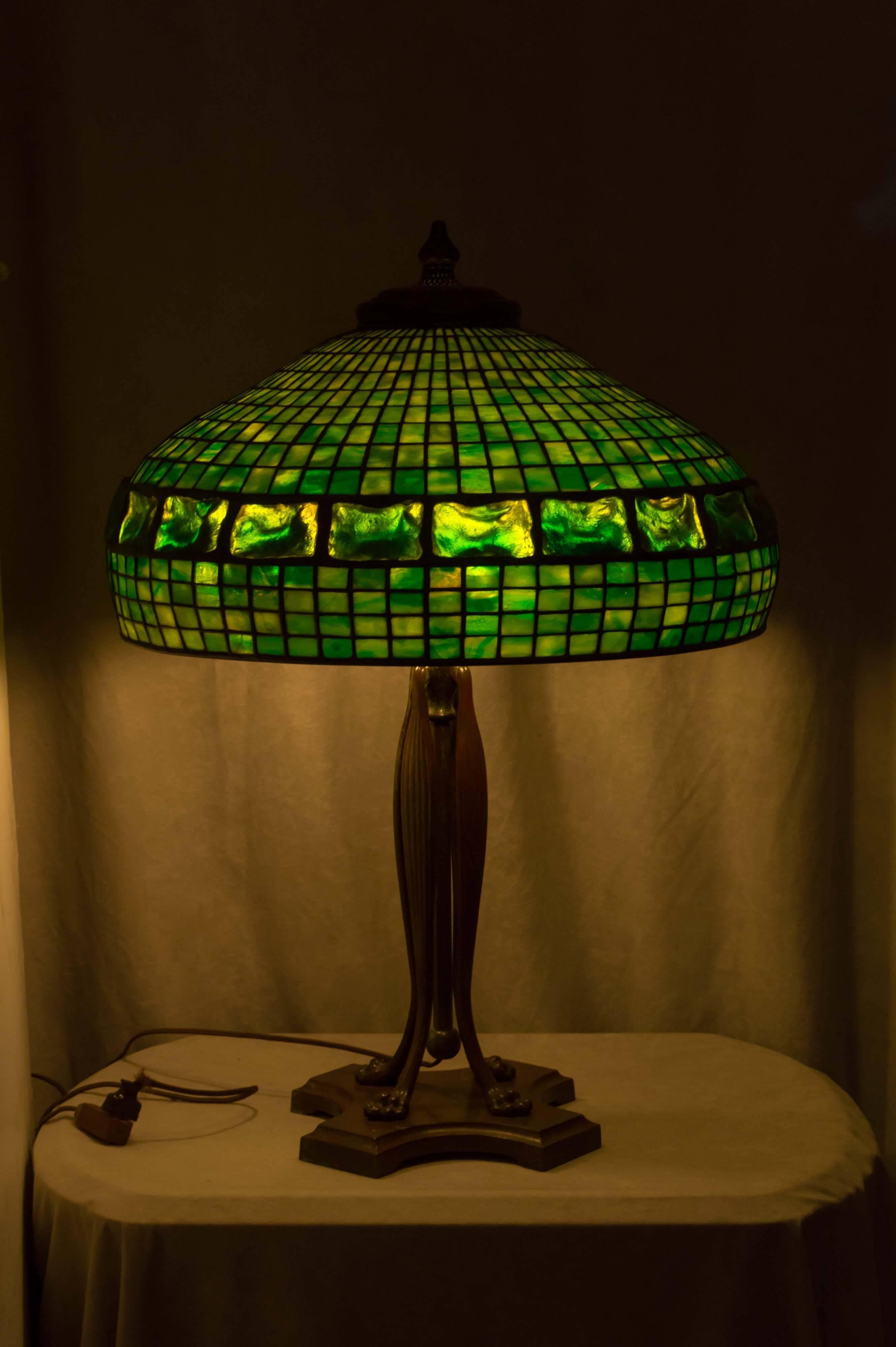 tiffany turtleback lamp