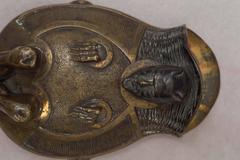Early 20th Century Bronze Devil Match Holder