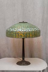 Tiffany Studios Swirling Leaf Table Lamp