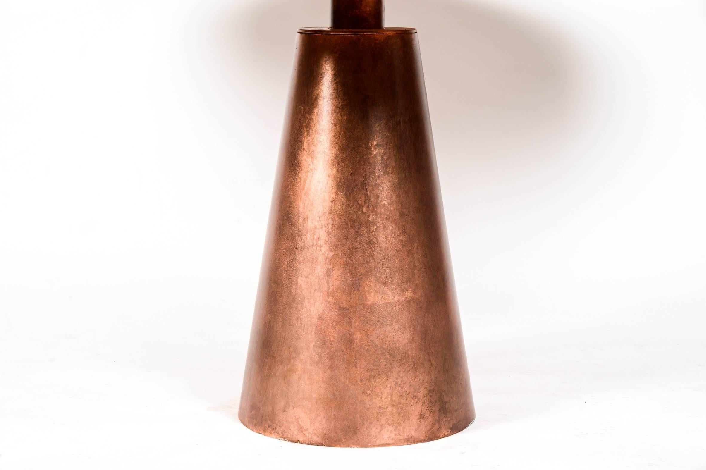 copper pedestal