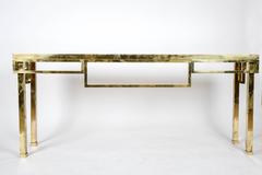 One vintage console in brass