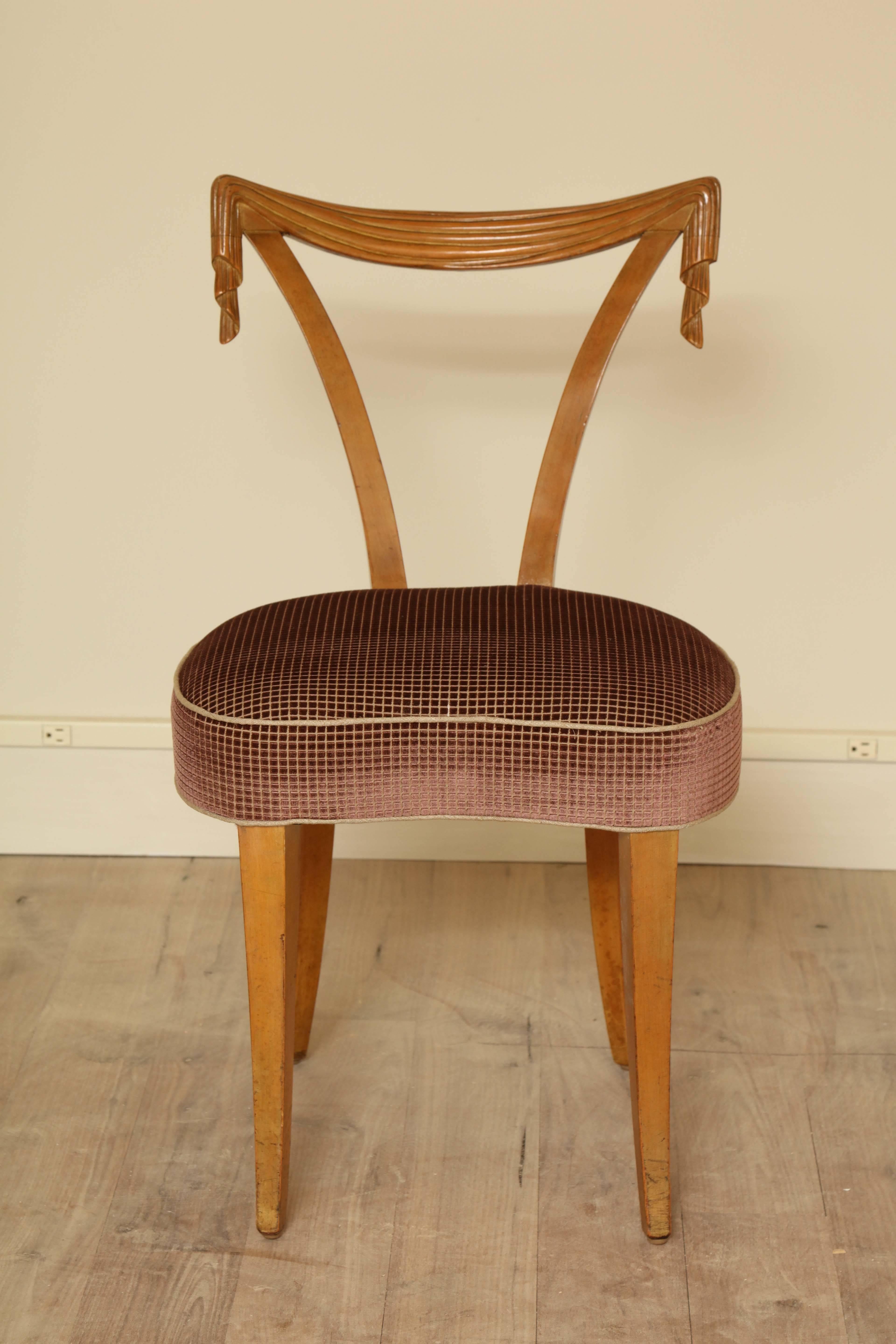 Pair of Grosfeld House Chairs In Excellent Condition For Sale In New York, NY