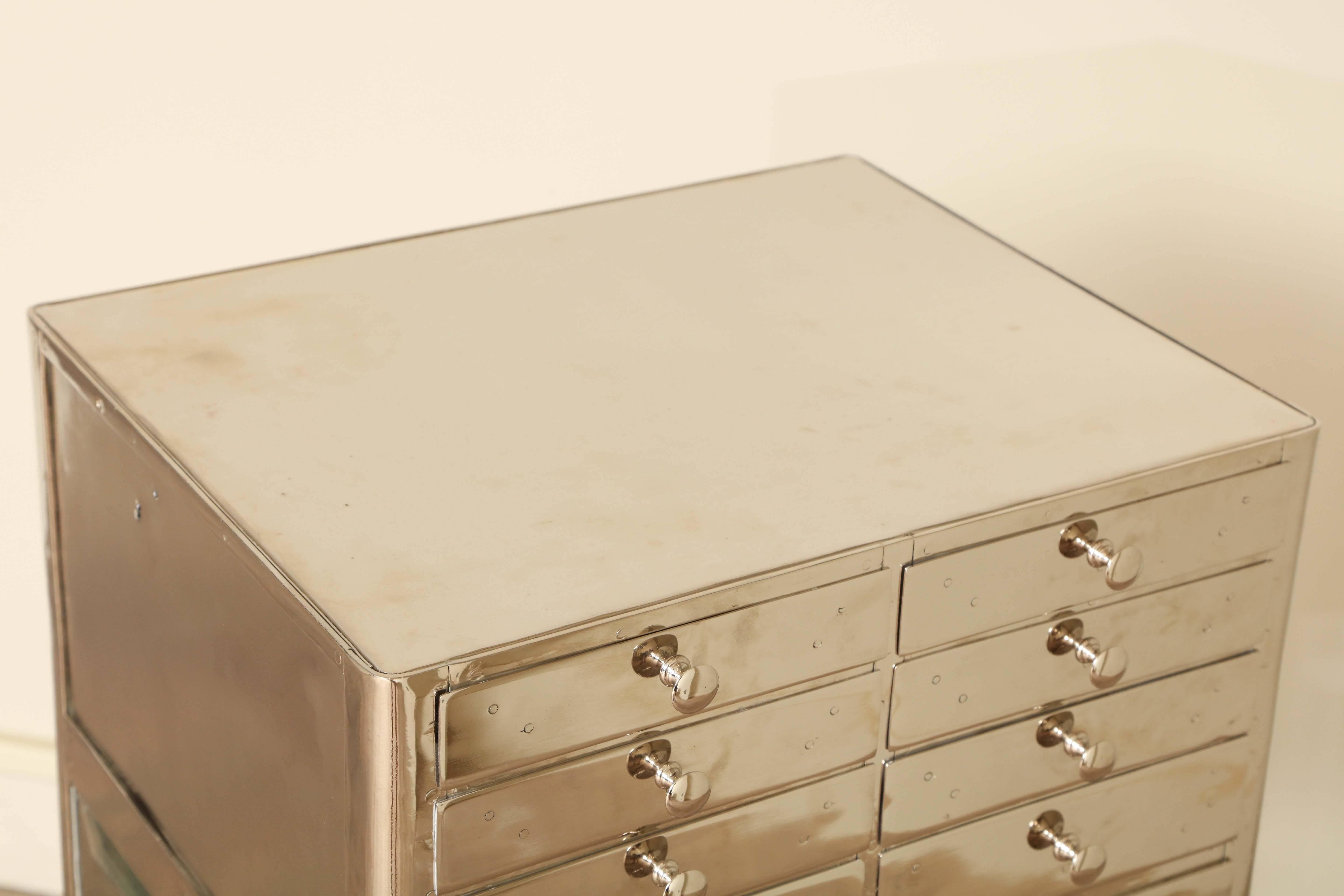 Industrial Chrome Cabinet 4
