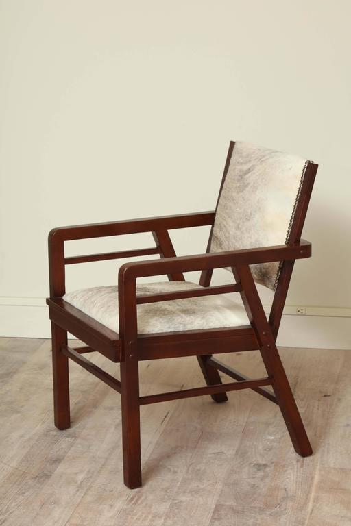 Pair of Oak Chairs For Sale at 1stDibs