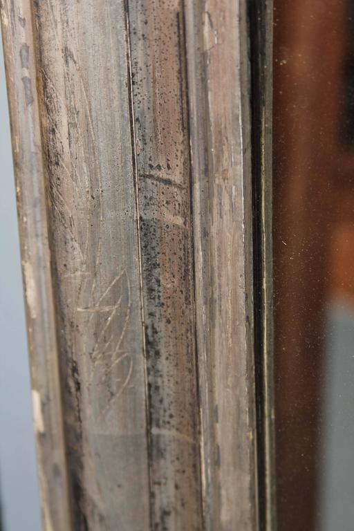 Large Silver Mirror at 1stDibs