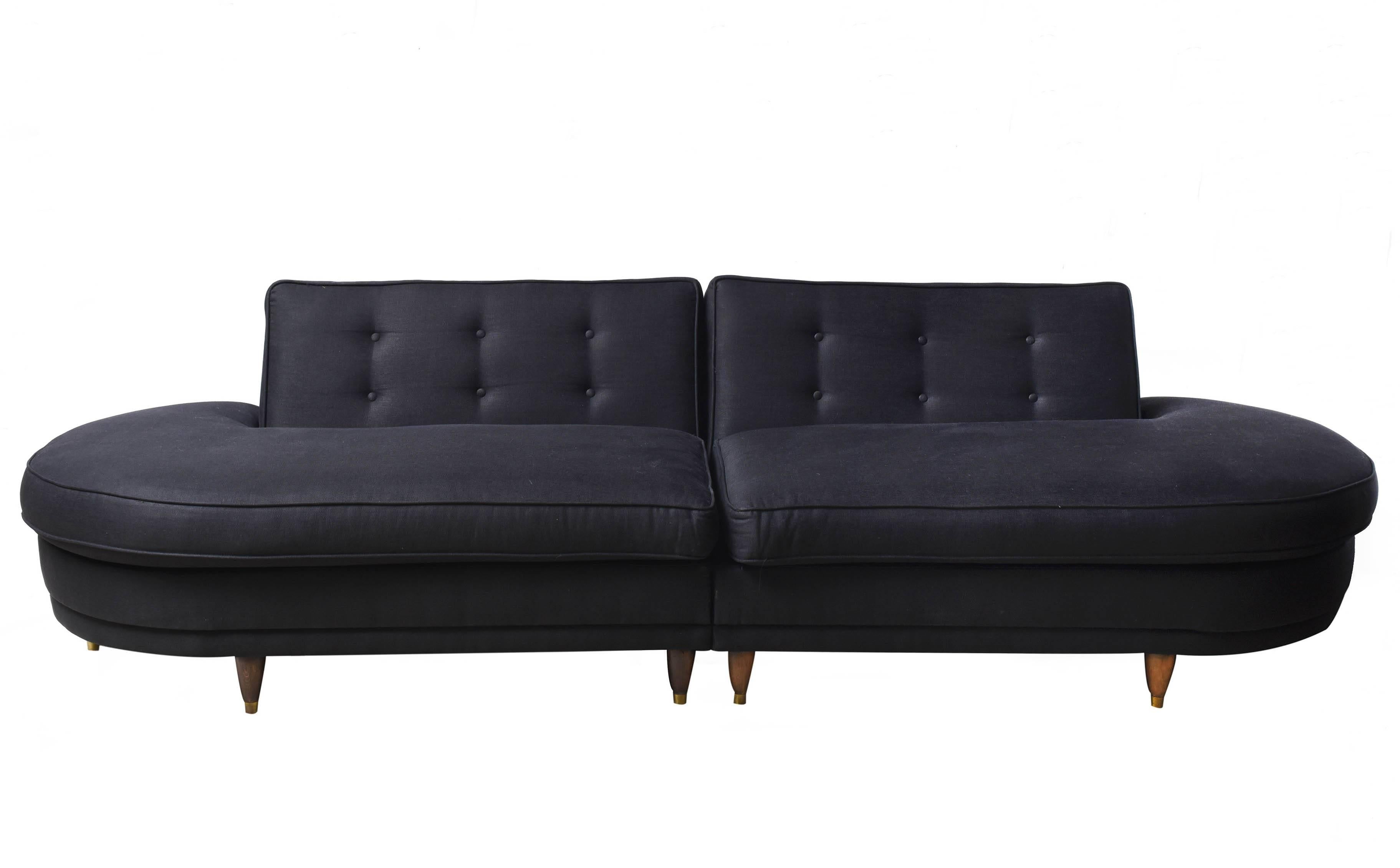 American Harvey Probber Three Decomposable Pieces Sofa For Sale