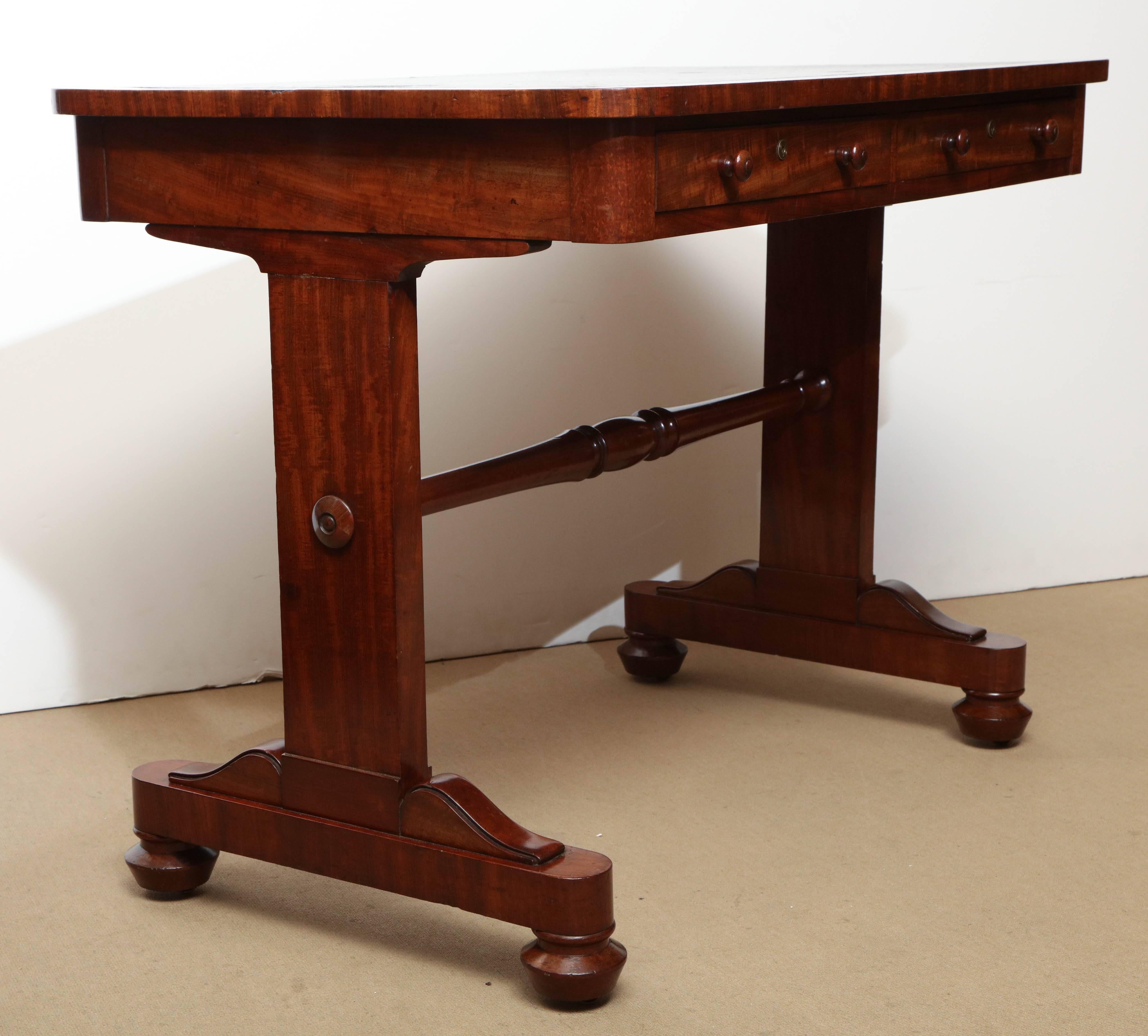 Early 19th Century English, Mahogany and Leather Top Desk by Gillows & Co 1