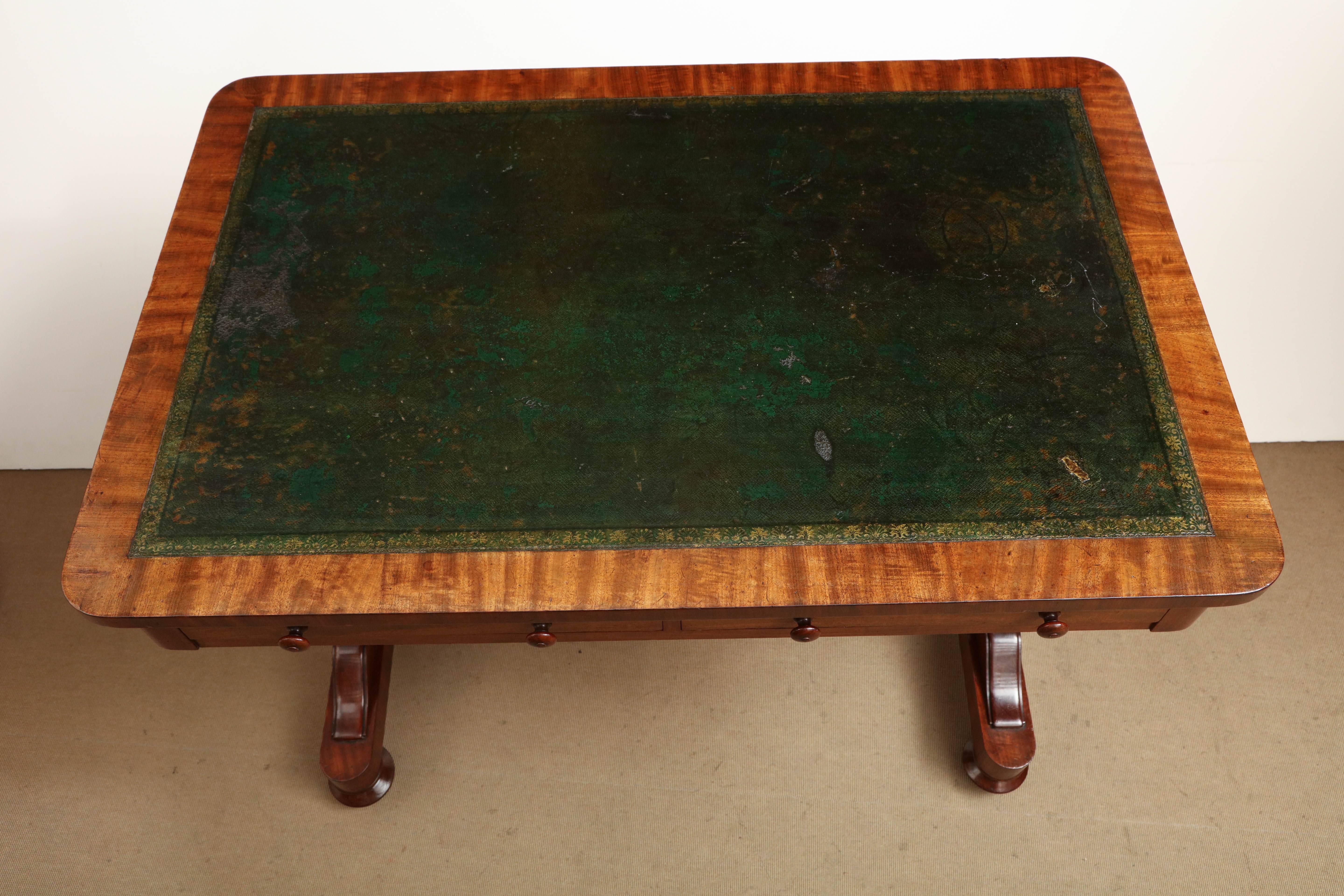 Early 19th Century English, Mahogany and Leather Top Desk by Gillows & Co 6