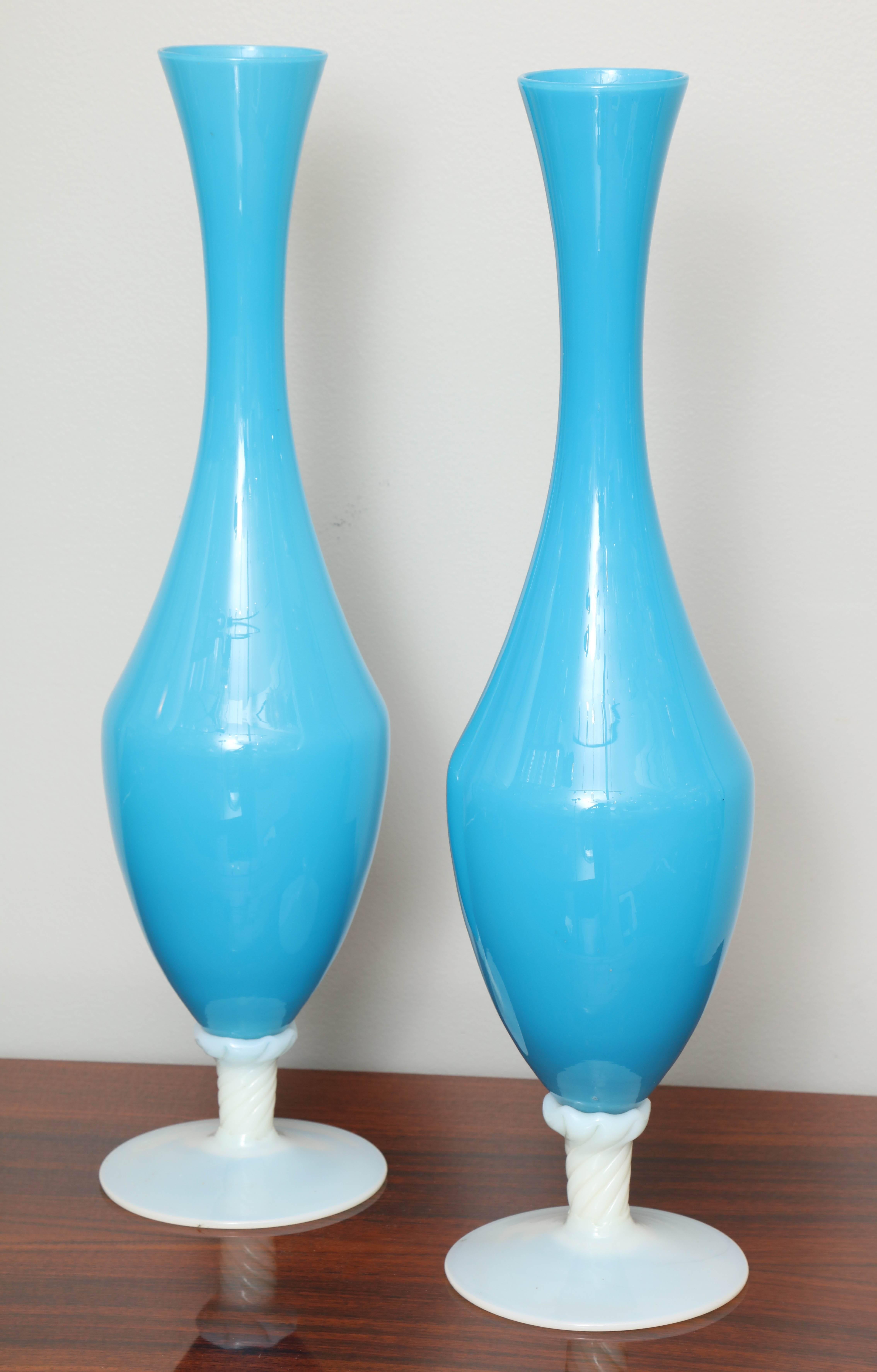 Opaline Glass Grand Opaline Vases