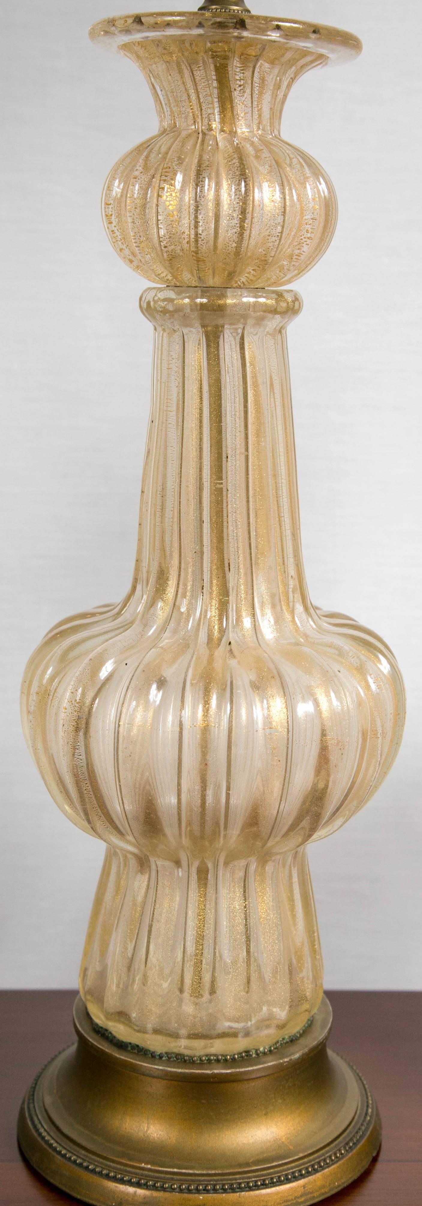 Murano Seguso Lamps In Excellent Condition For Sale In Stamford, CT