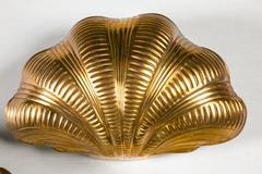 Italian Gilt Bronze Shell Sconces