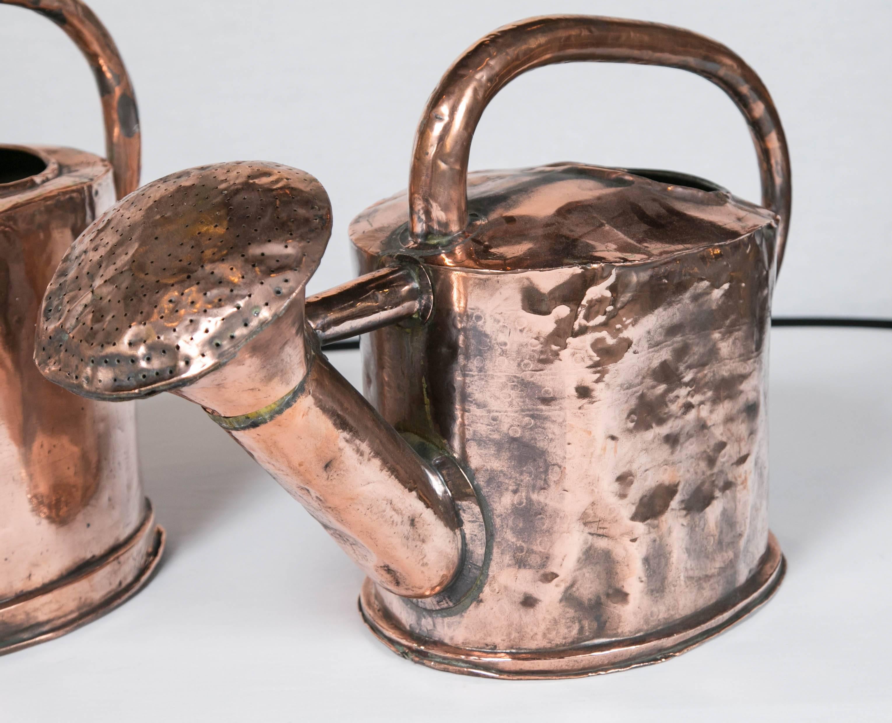 Three fabulous French watering cans, circa 18th century. Each slightly different size.
Available as a set or each $1750 each.