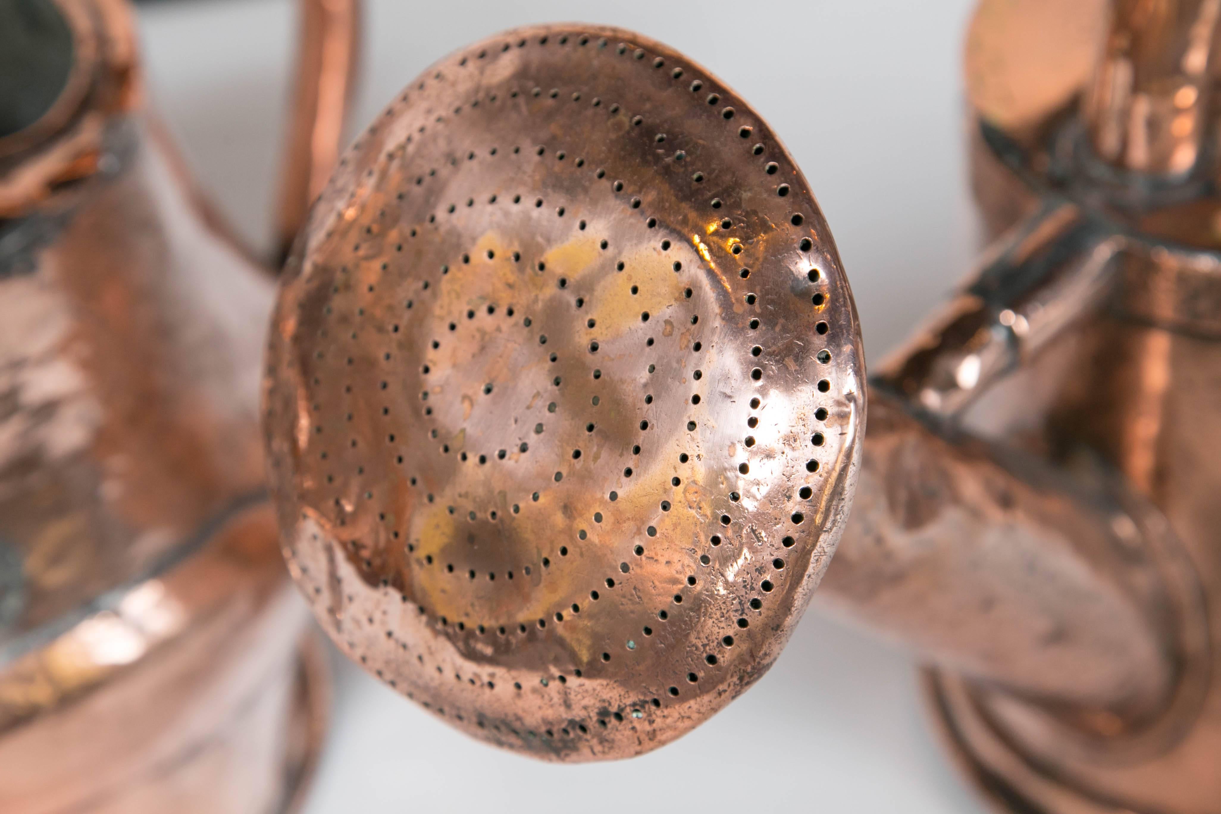 18th Century and Earlier Three French Watering Cans For Sale