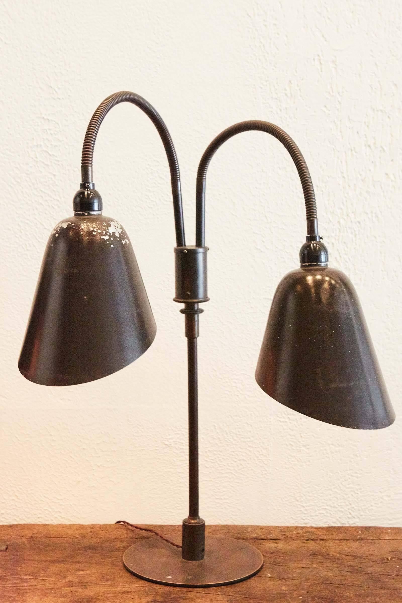 Mid-20th Century Pair of Poul Henningsen & Arne Jacobsen Table Lamps, Denmark, 1940