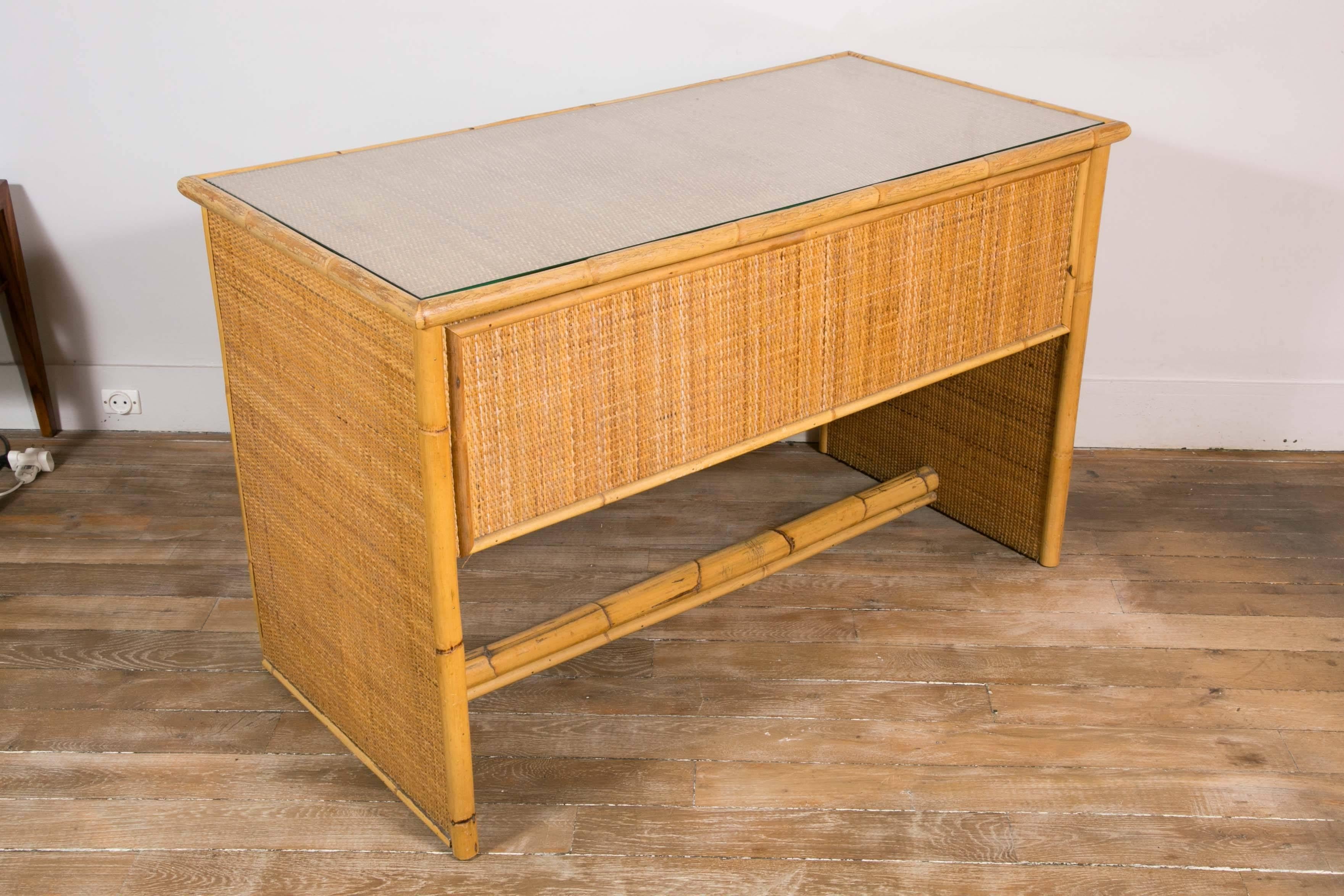 rattan desks
