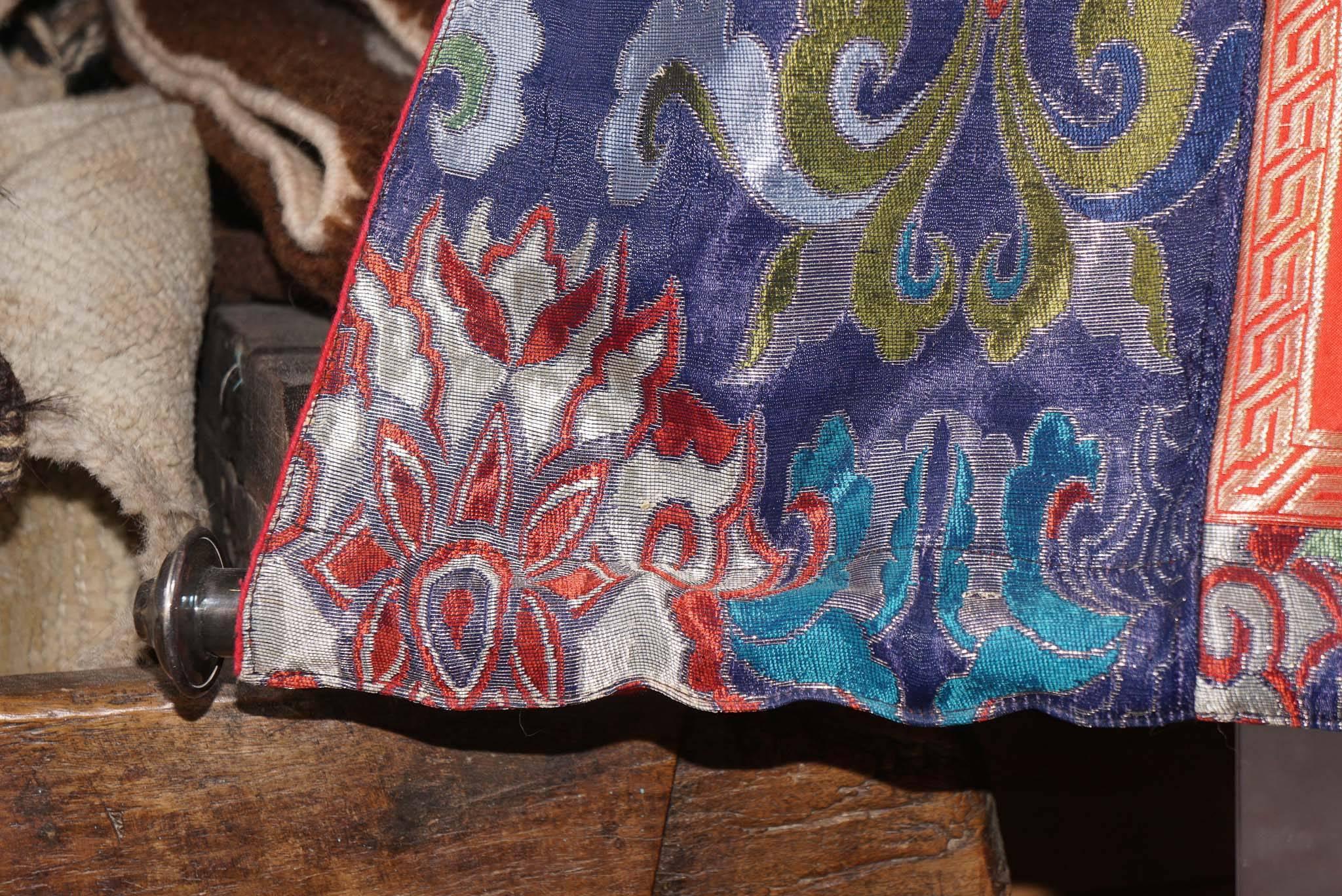 Hand-Painted on Silk Thankha, Modern, Tibet/China 2