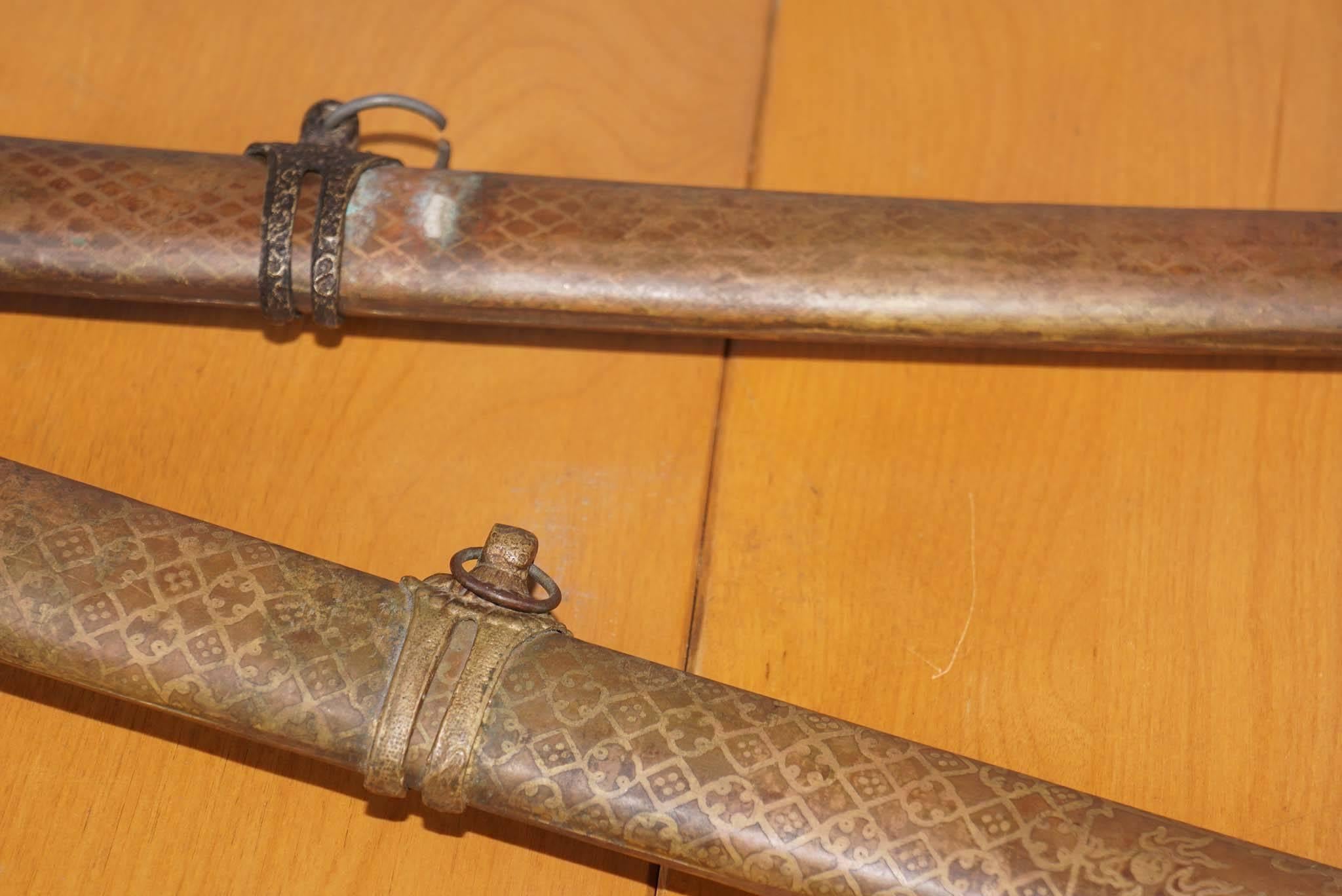 Japanese Pair of Katana Swords