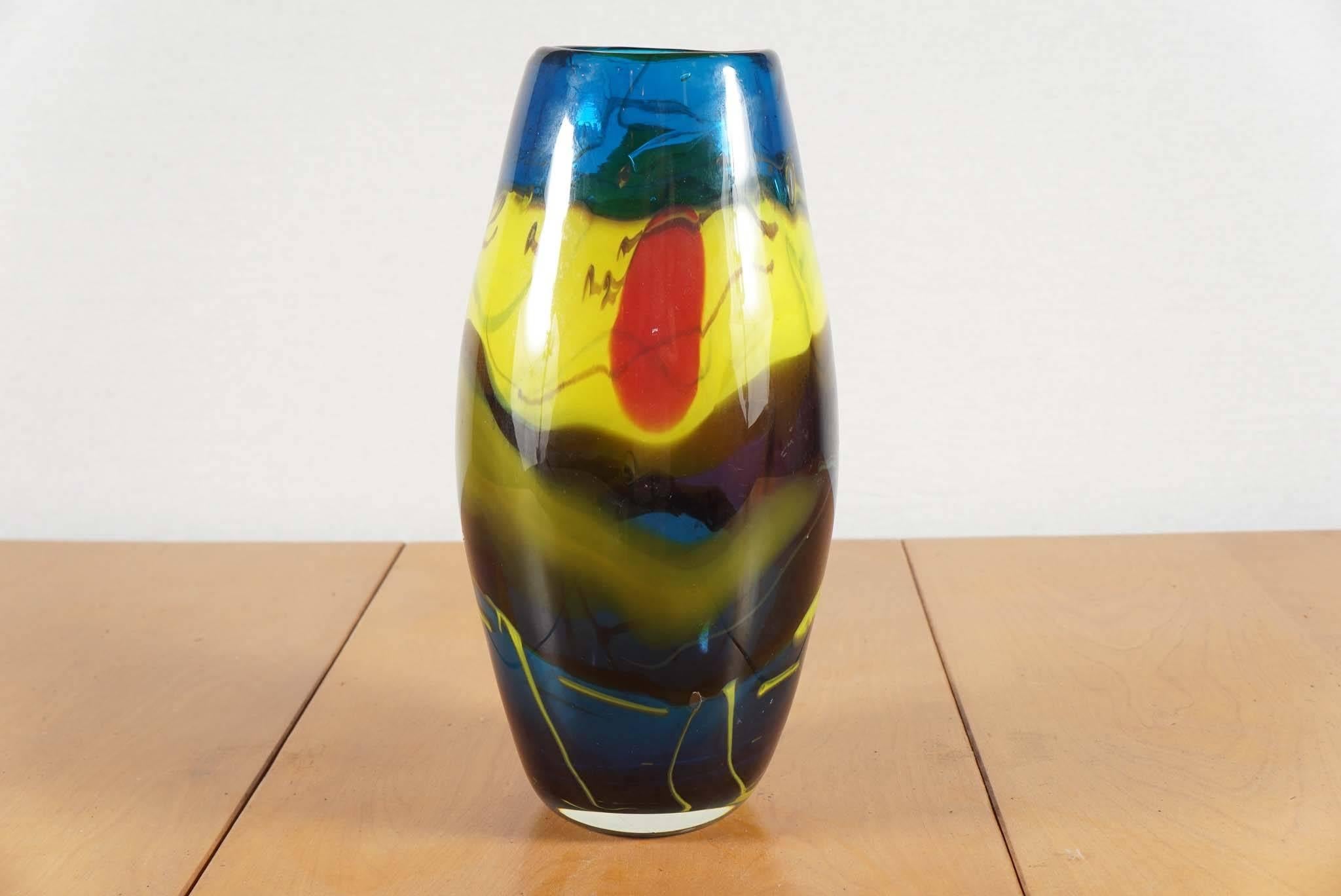 Murano Glass Vase For Sale 1