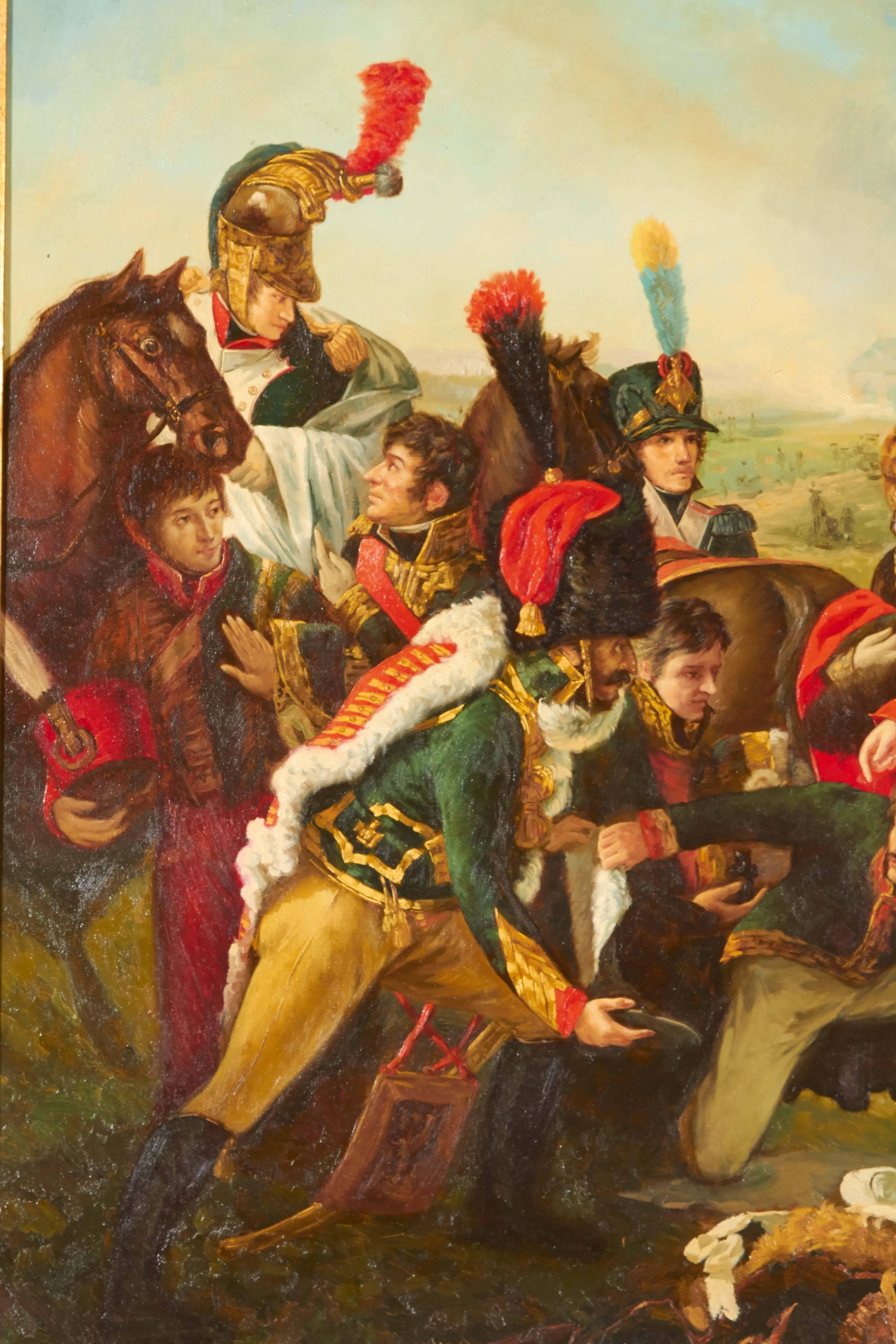 Unknown Contemporary 17th Century European Military Scene For Sale