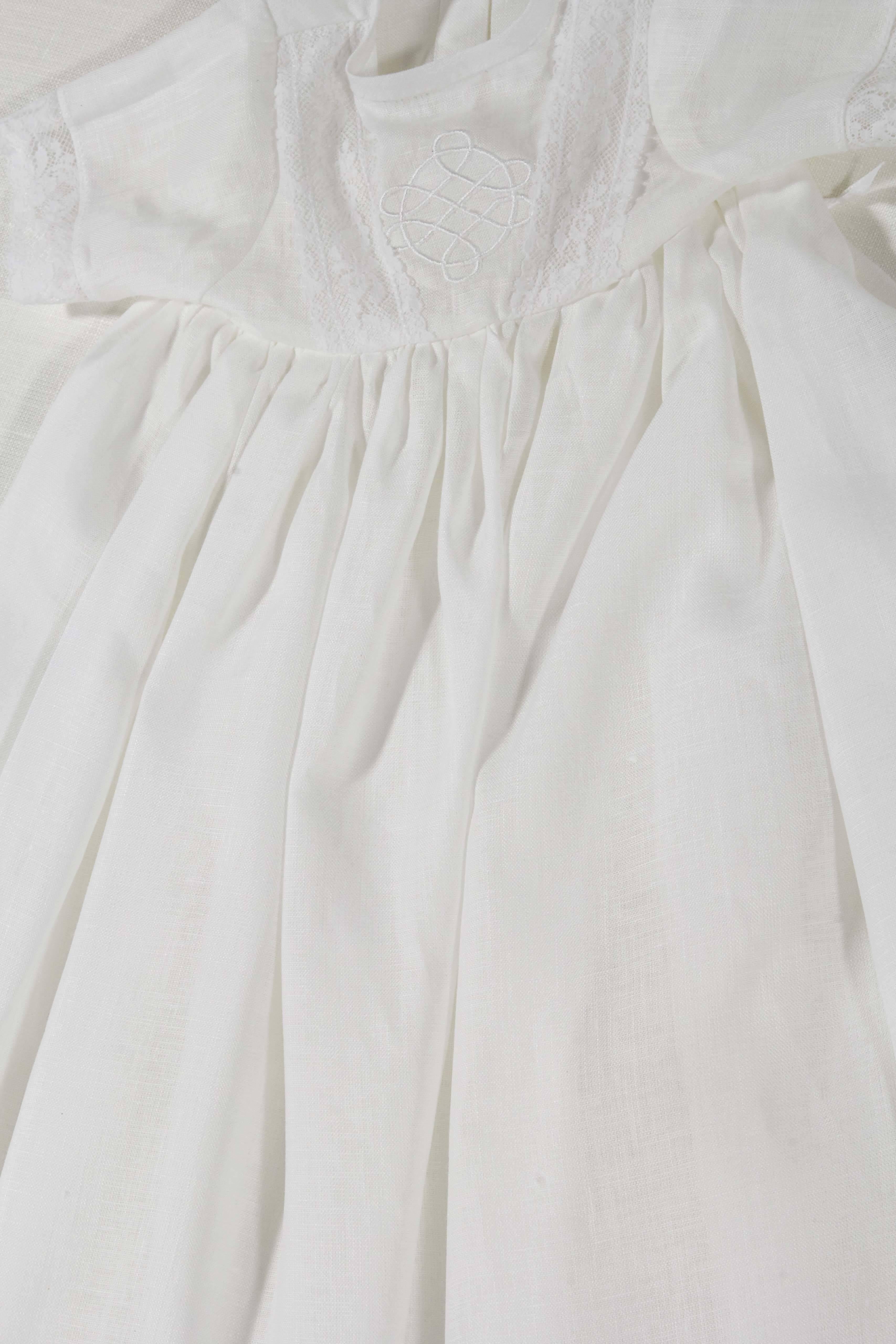 20th Century Framed Child's Christening Gown For Sale