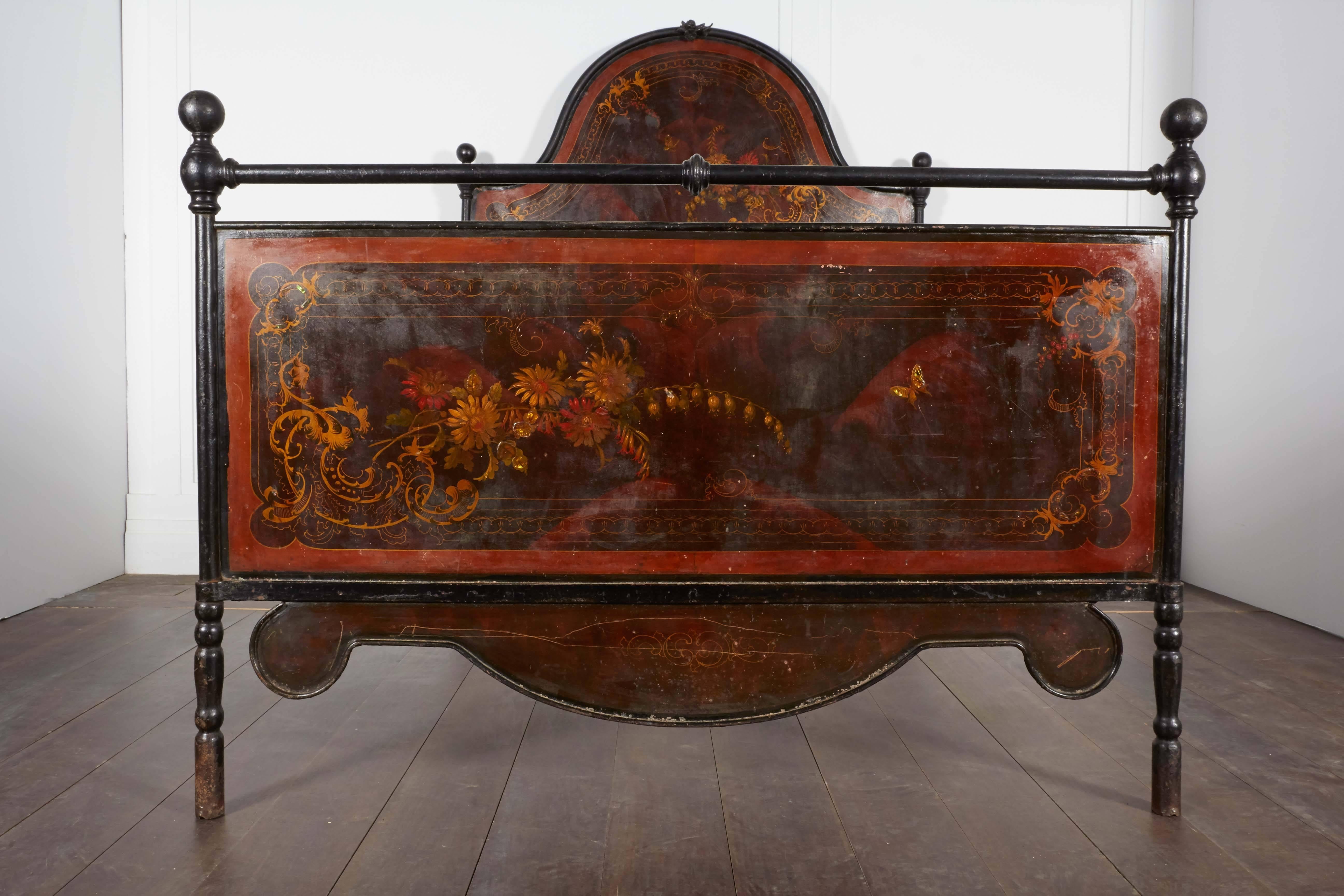 Late 19th Century Campaign Iron Bed In Good Condition In New York, NY