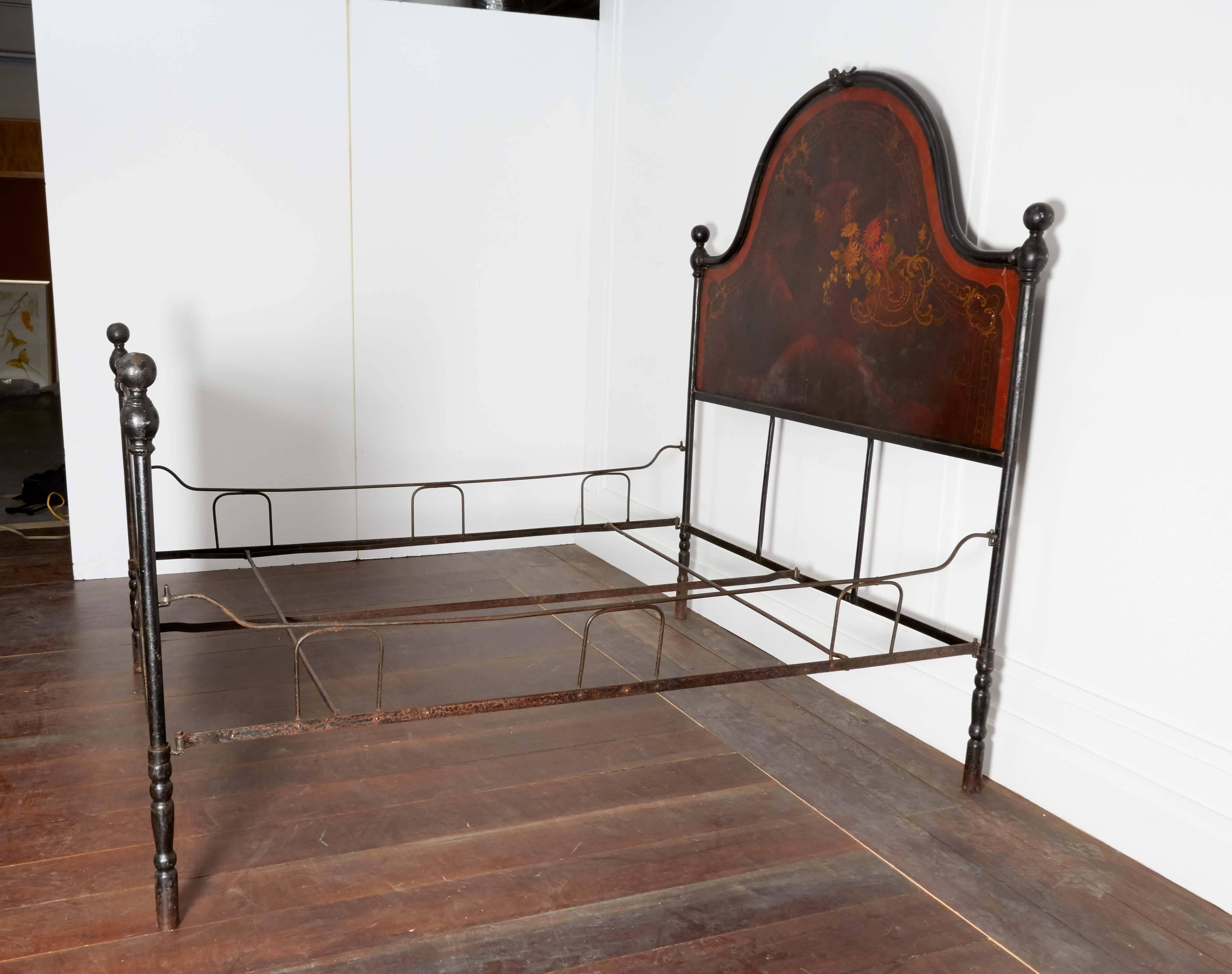 Late 19th Century Campaign Iron Bed 2
