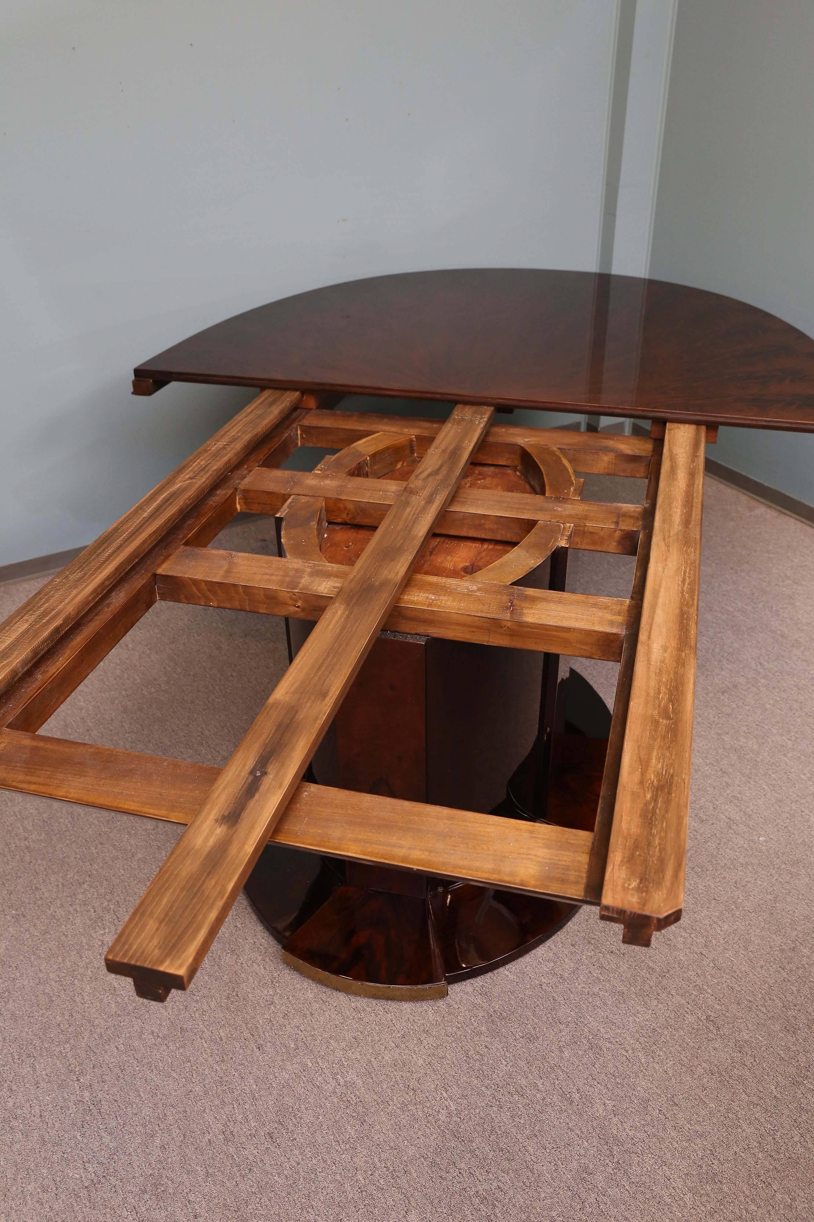 Art Deco Oval Dining Room Table 1