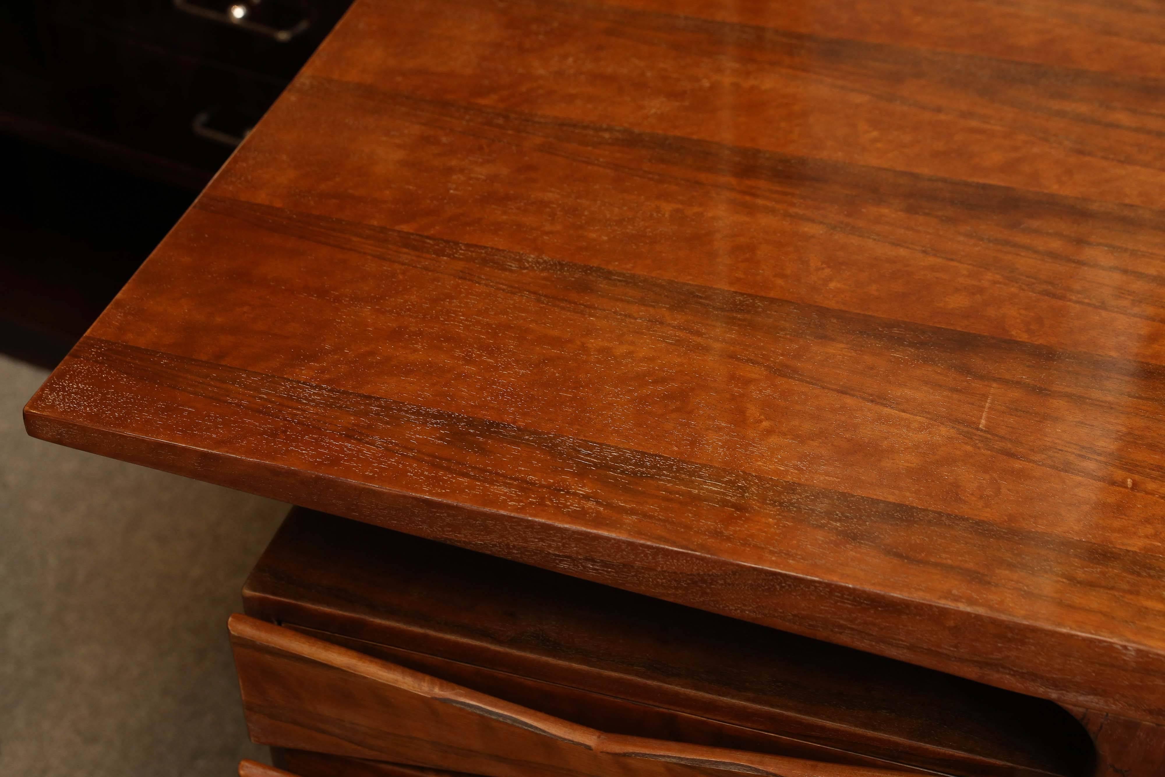 20th Century Danish Mid - Century Writing Desk in Walnut For Sale