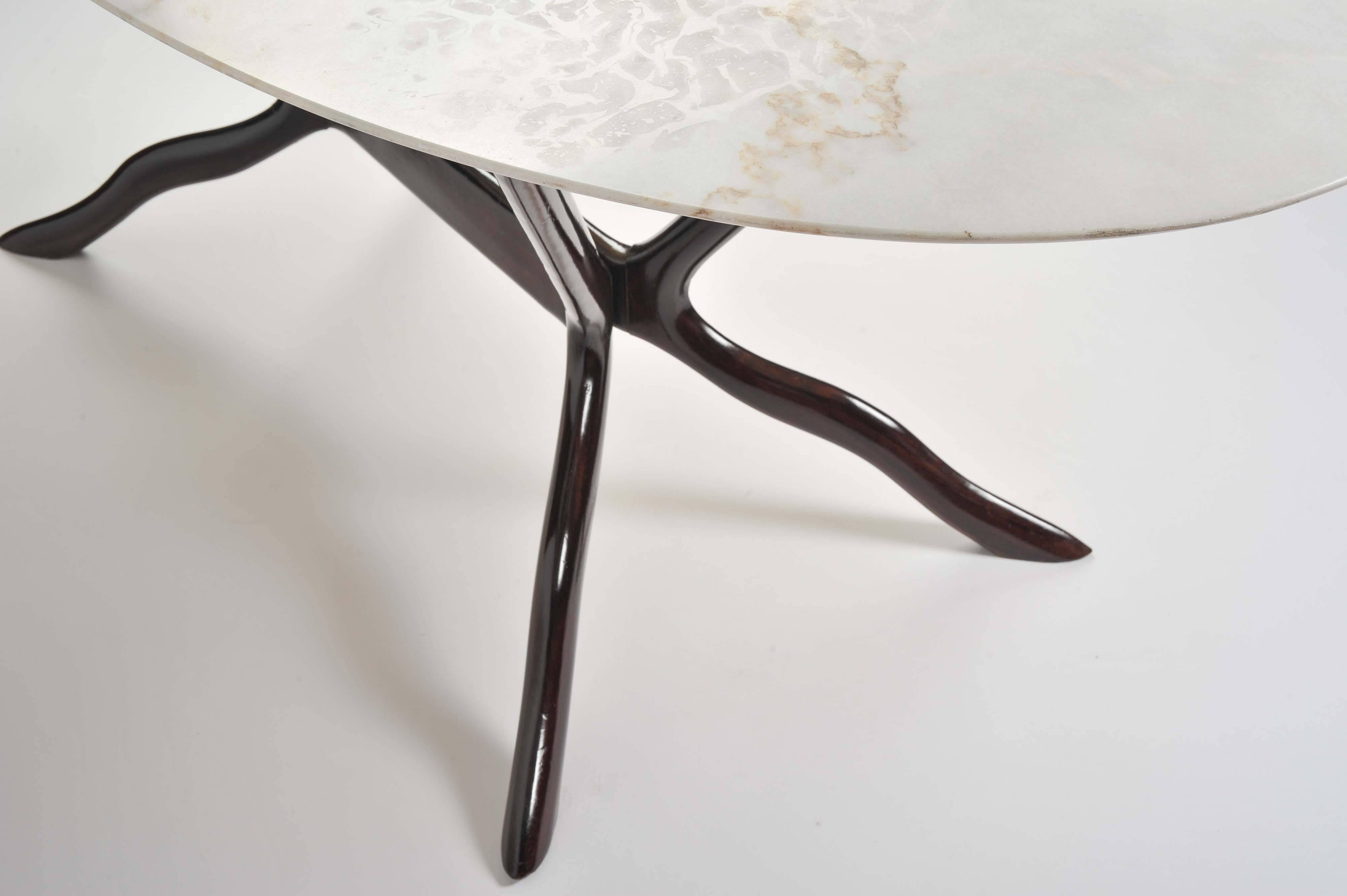 1935-40 Italian marble top table  4