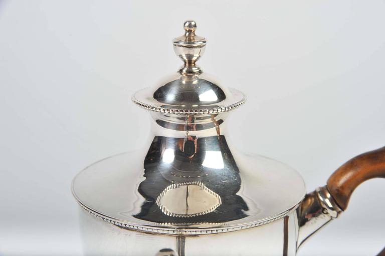 Fine Late 18th Century Sheffield Plate 'Argyle' Heater Jug for Sauce or