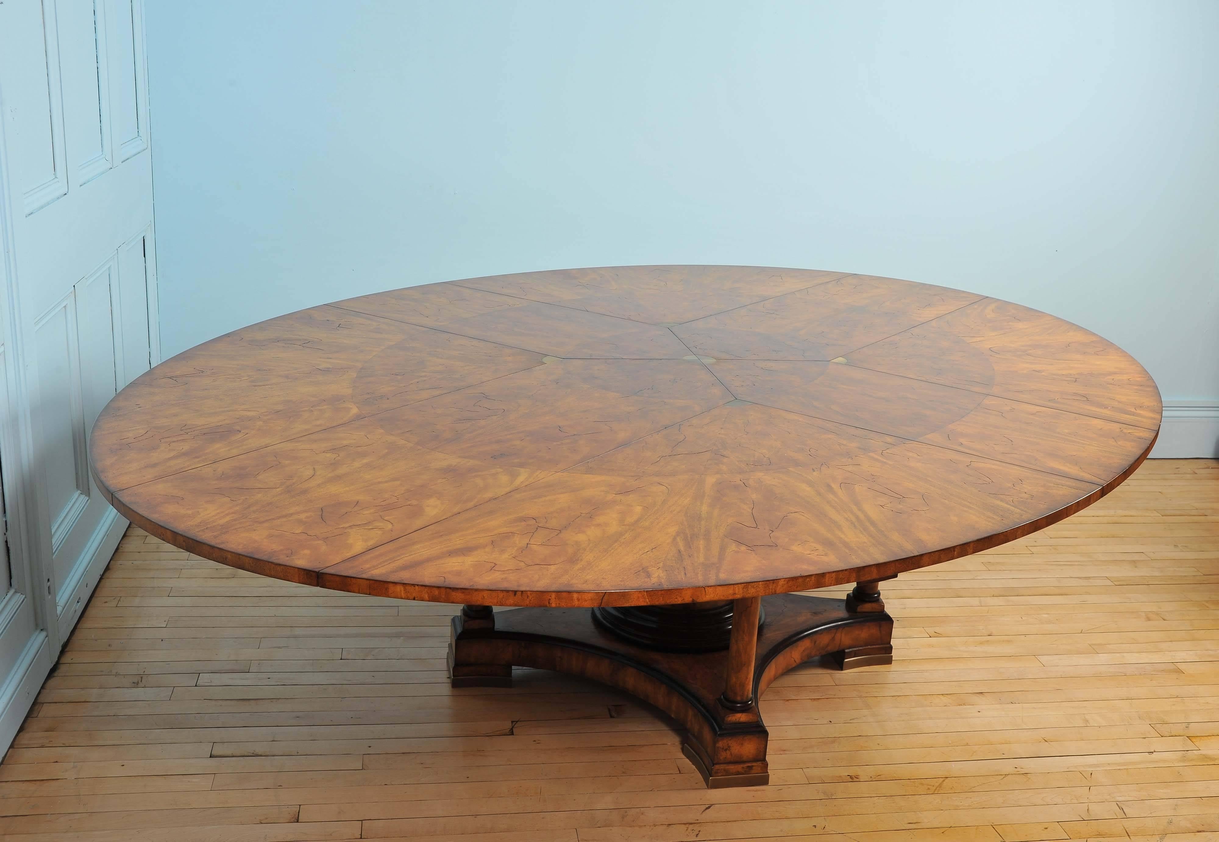 Oval Mahogany Extending Dining Table with Leaf Rack 2