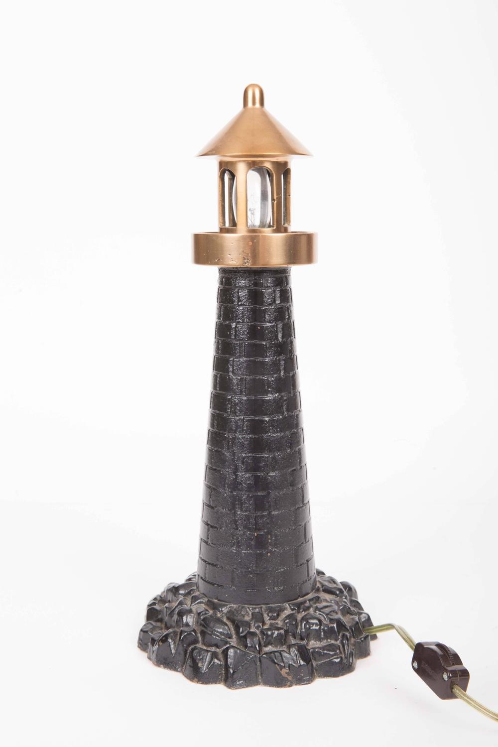 Bronze Lighthouse Lamp at 1stdibs