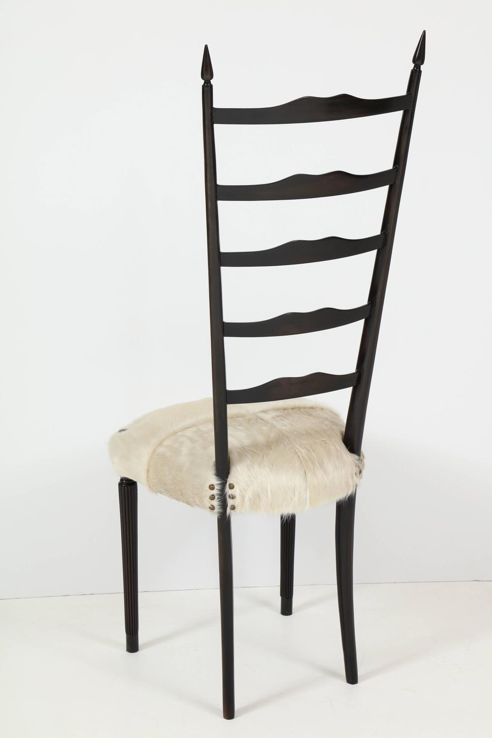 Pair of Chiavari High Back Side Chairs For Sale at 1stdibs
