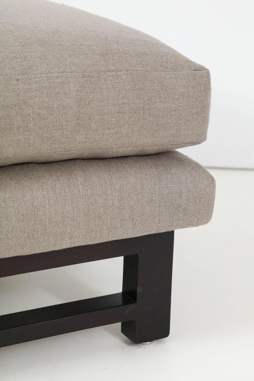 Pinth Base Rectangular Ottman Edward Wormley for Dunbar Large Ottoman For Sale at 1stDibs