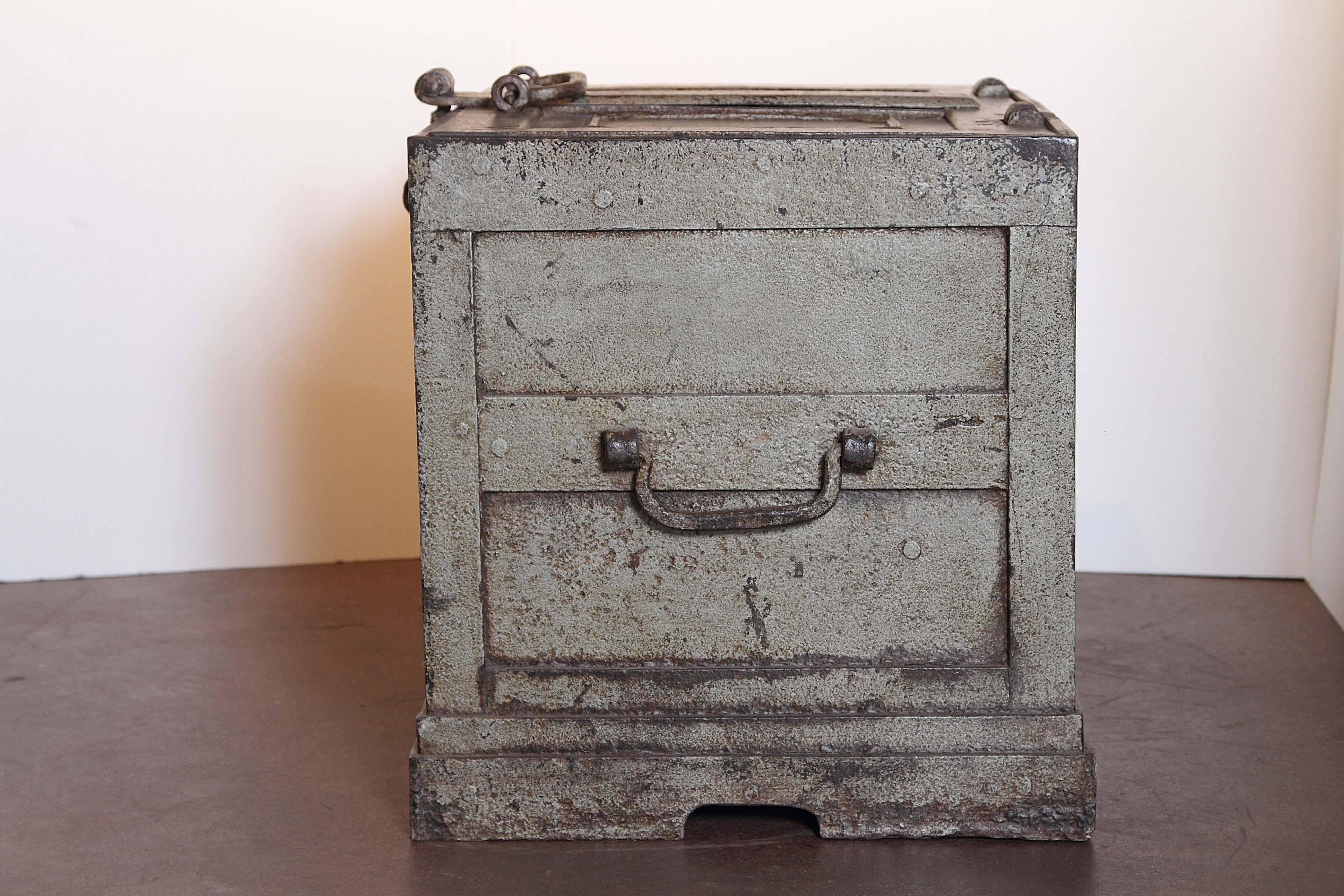 British Colonial Antique Money Box