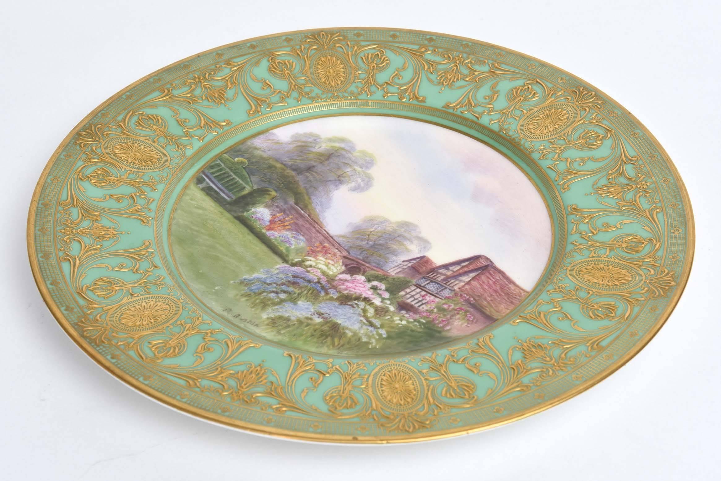 Early 20th Century Fantastic Cabinet Plate, Royal Worcester Painted by Raymond Rushton, circa 1927