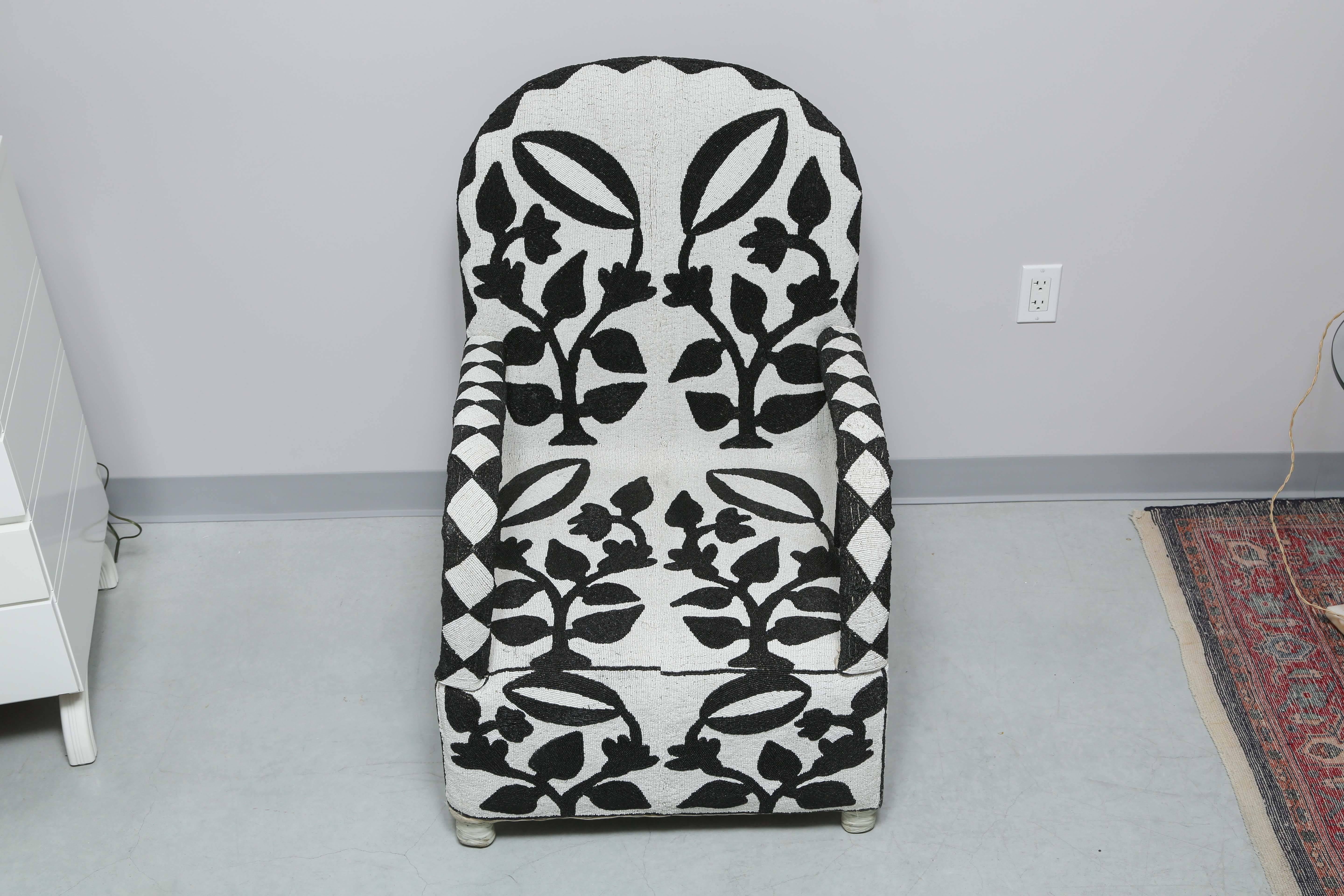 yoruba beaded chairs