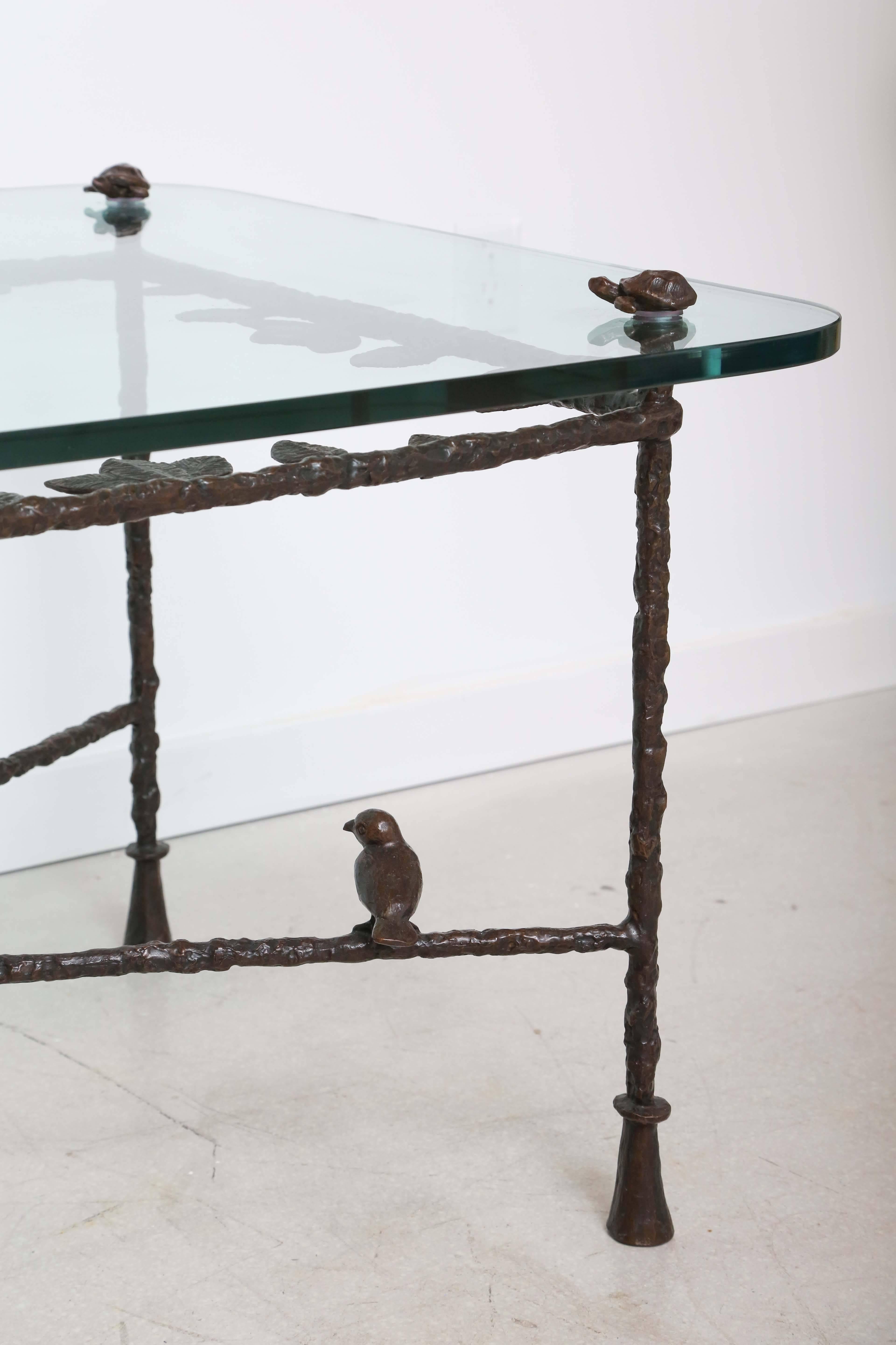 Unknown Iron Coffee Table in the Style of Giacometti