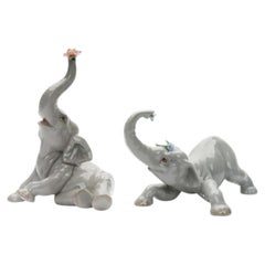 A Pair of Porcelain Figures, Spain, Valencia by Lladró Beg. of 21st Century