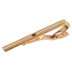 Gilded Tie Clip "S.T. Dupont Paris", France, Paris, 2000s