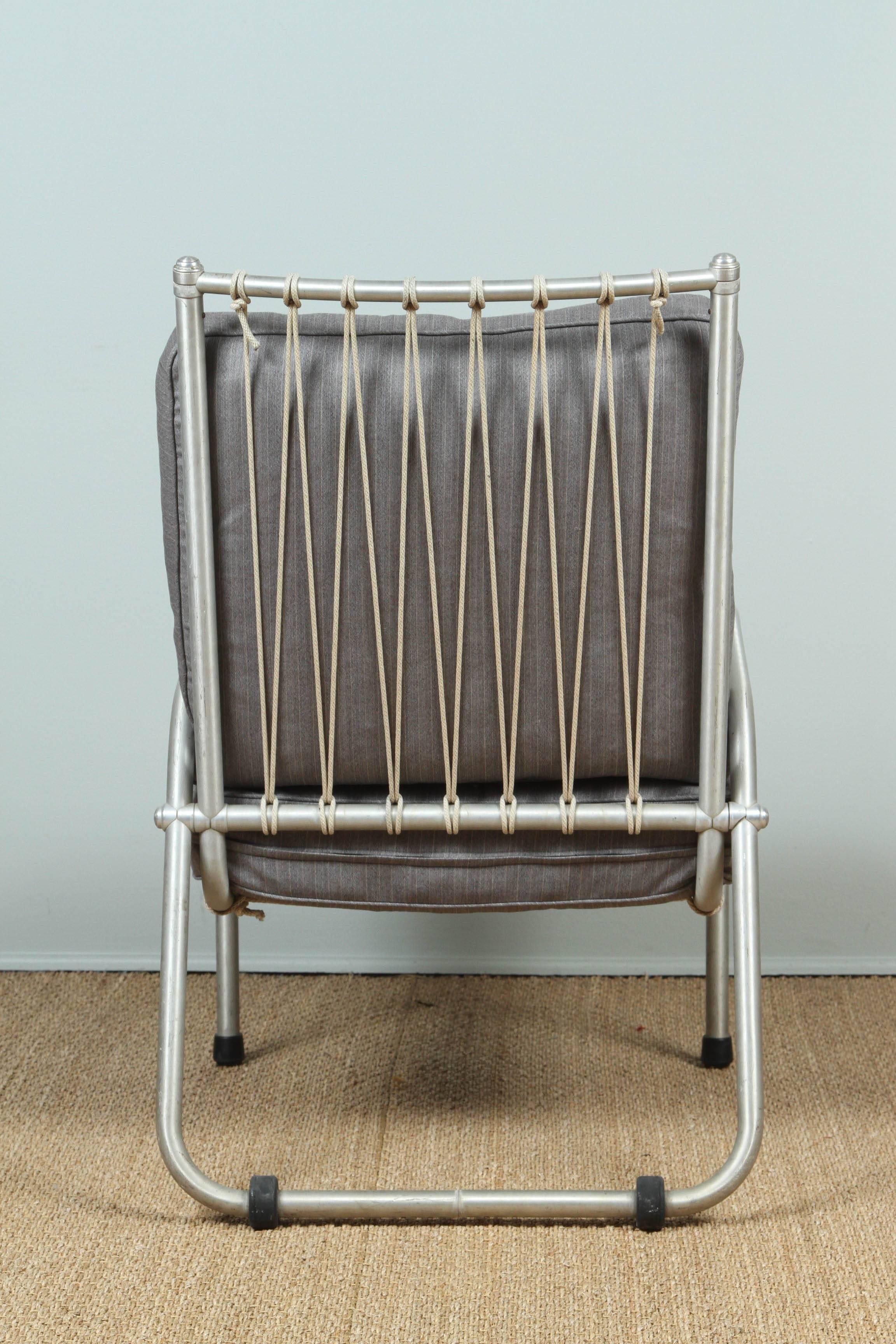 Machine-Made Pair of Warren McArthur Aluminum Chairs