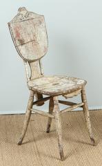 Vintage Chair with Tilt-Top Table
