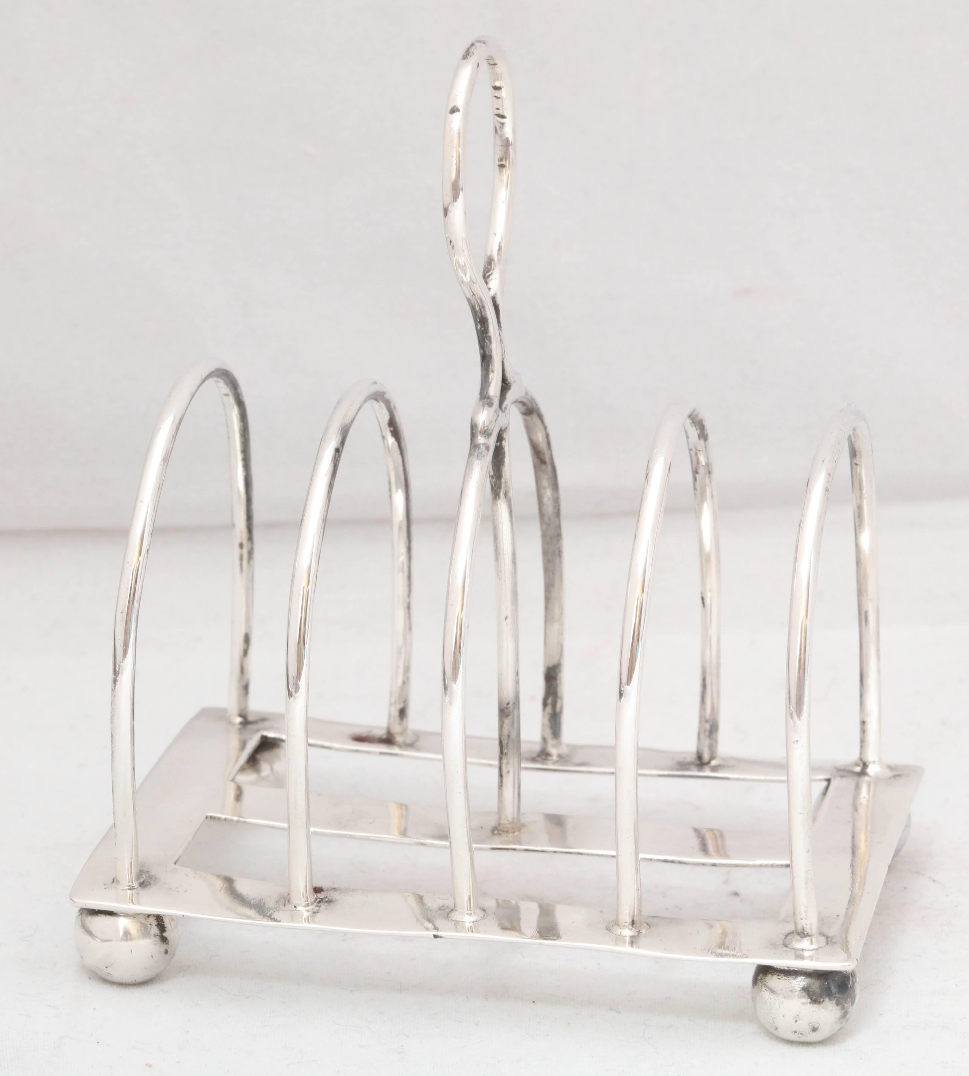 Victorian Sterling Silver Toast Rack 1