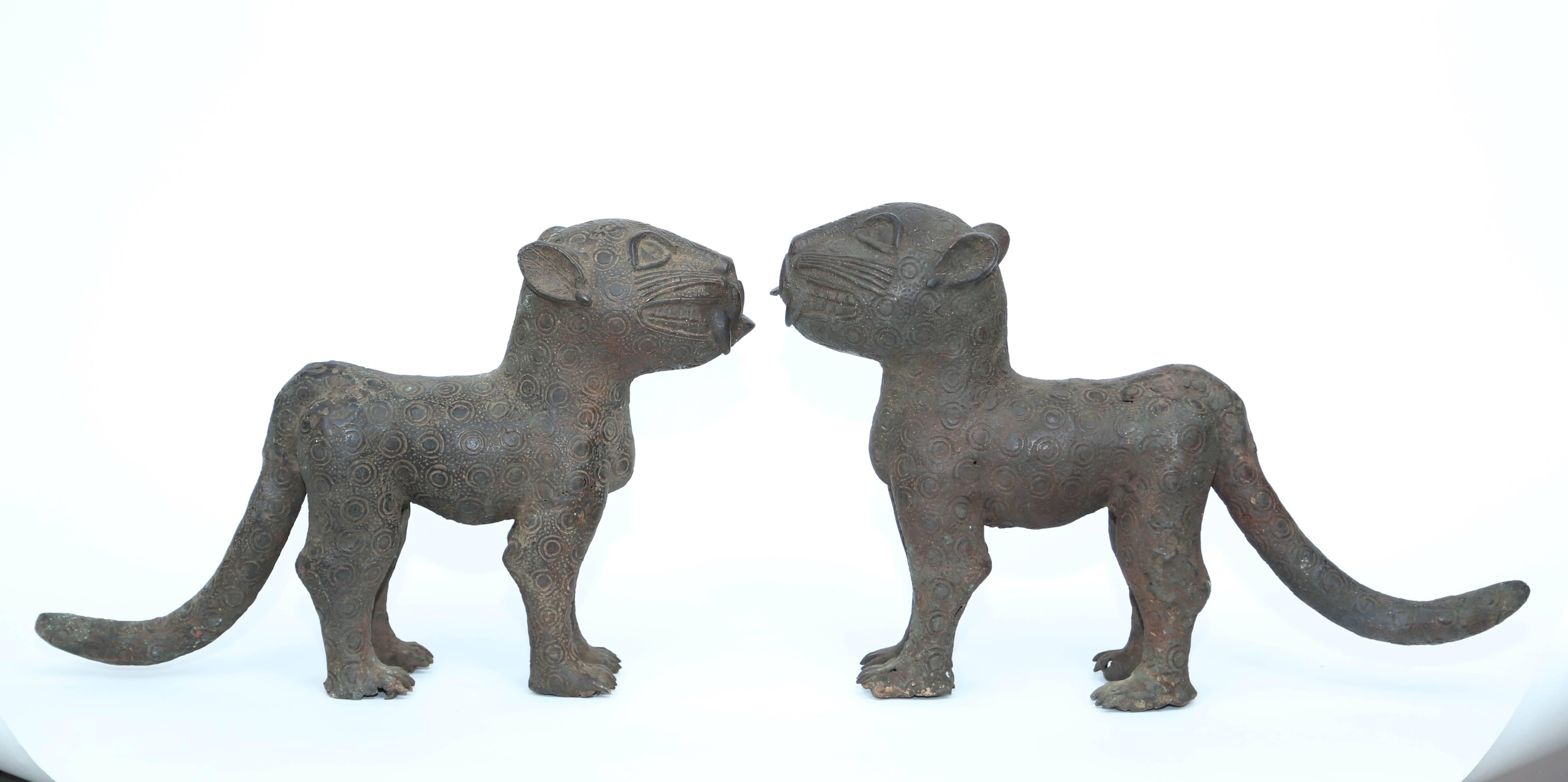These lions, male and female are most charming, will add a sophisticated look to any room
we have seen the large versions over the years, bur never theses charming animals
female is a bid smaller.