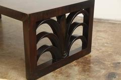 Vintage T.H. Robsjohn-Gibbings "Lotus Plume" Mahogany Coffee Table for Widdicomb