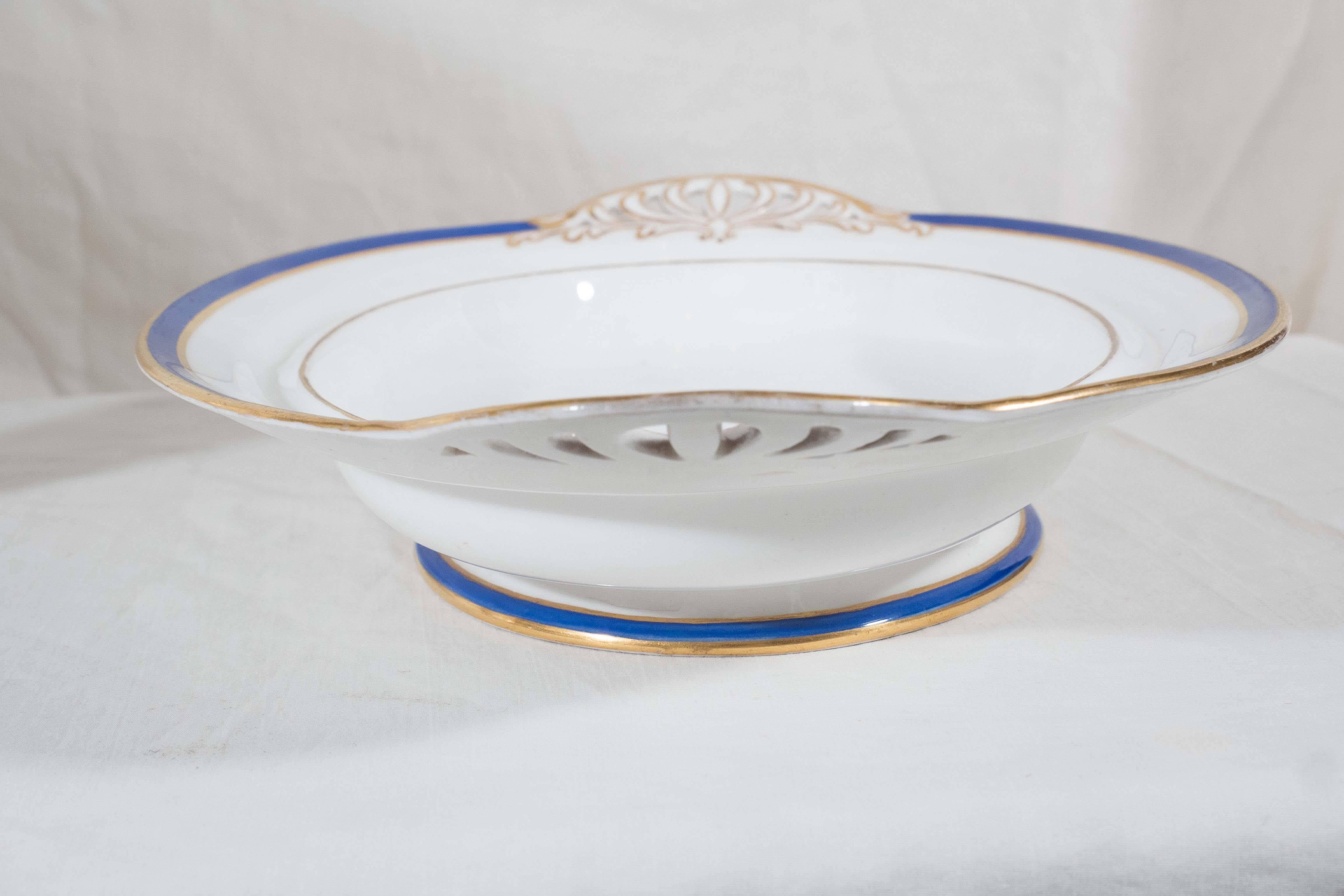 Late 19th Century Antique Irish Armorial Dishes with the Arms of the Family of Perceval circa 1870