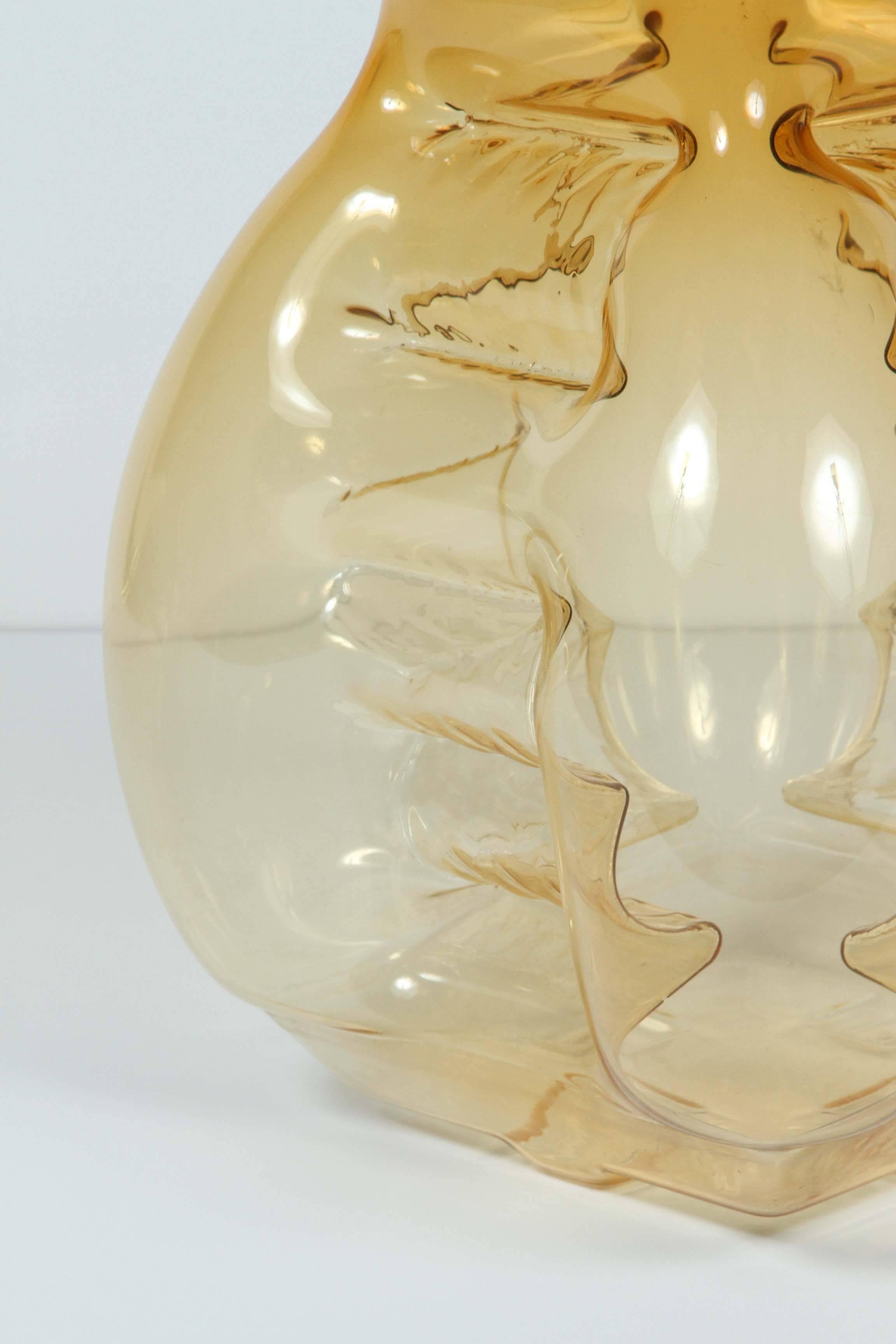 20th Century Monumental Toni Zuccheri Glass Vase