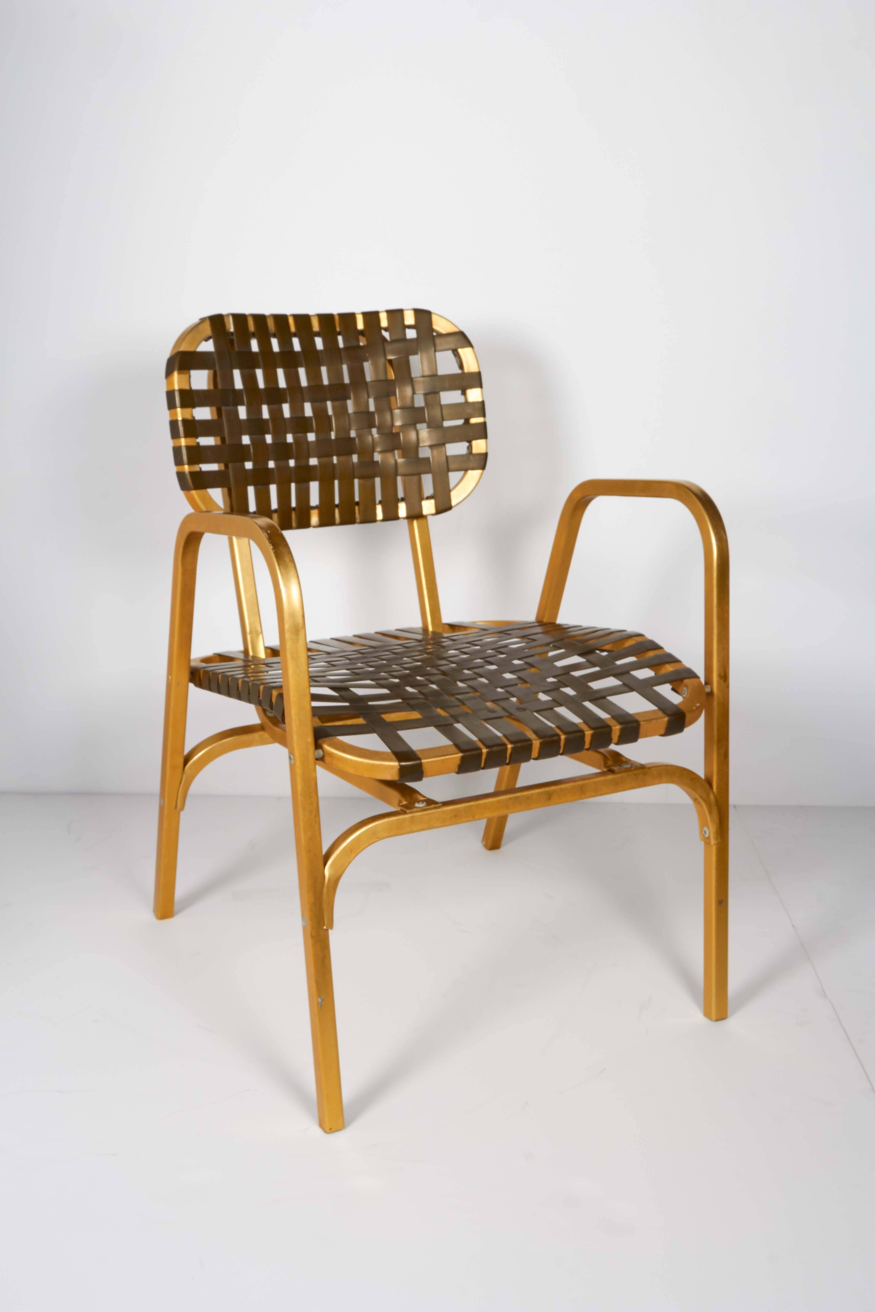Pair of 1950's Mid-Century Modern Leisure Garden or Patio Chairs In Excellent Condition In Fort Lauderdale, FL